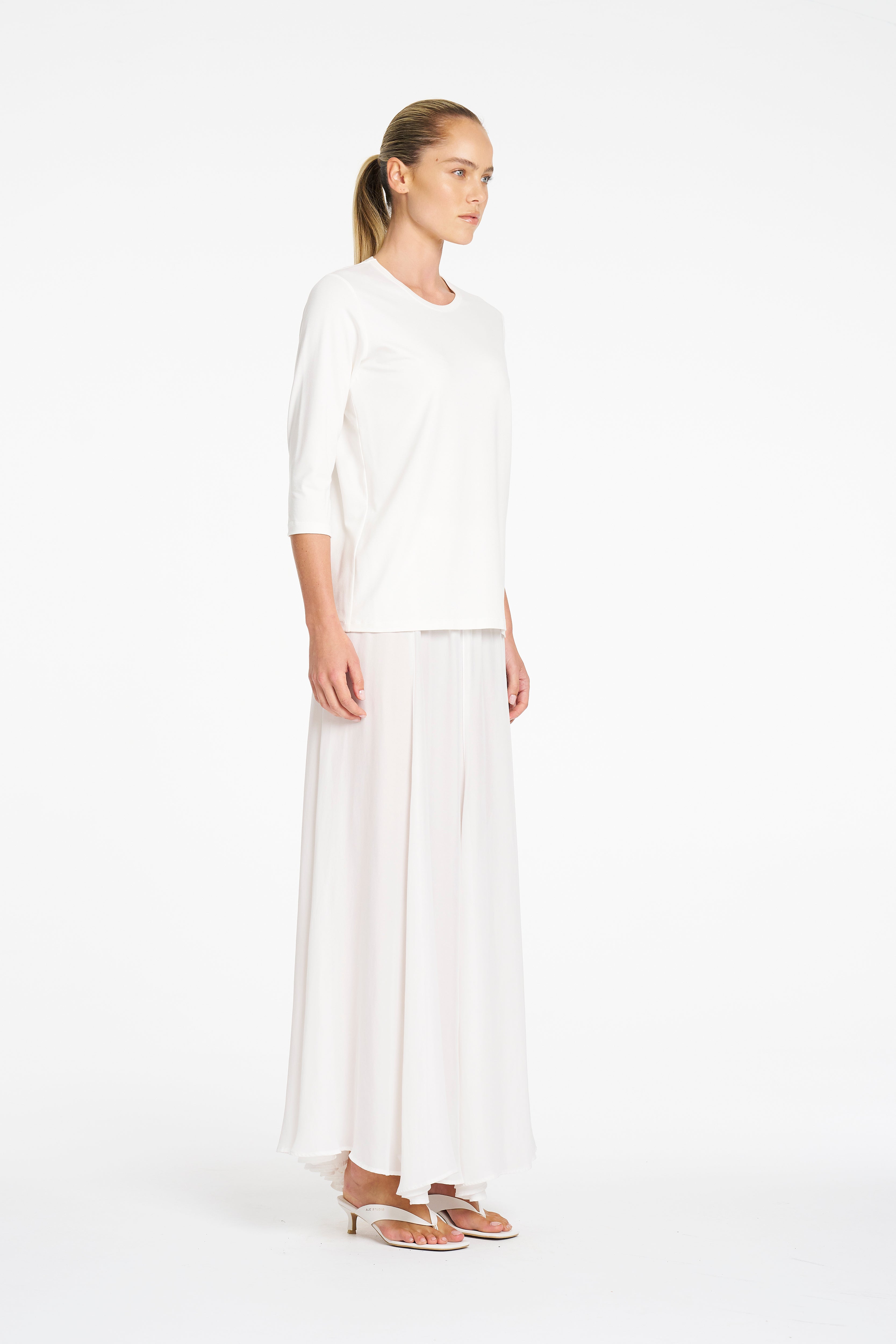 MID SL TOP - White - MELA PURDIE