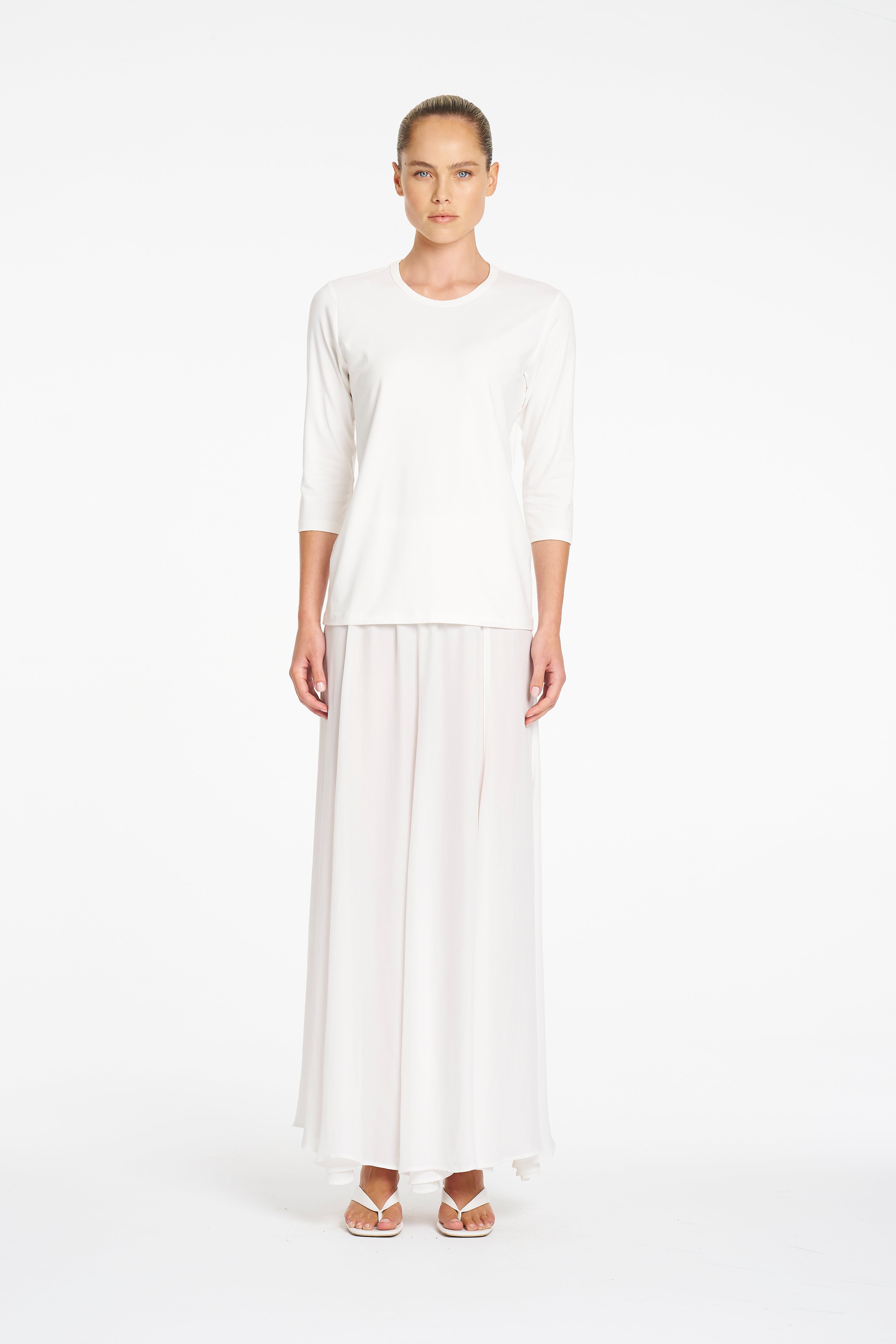 MID SL TOP - White - MELA PURDIE