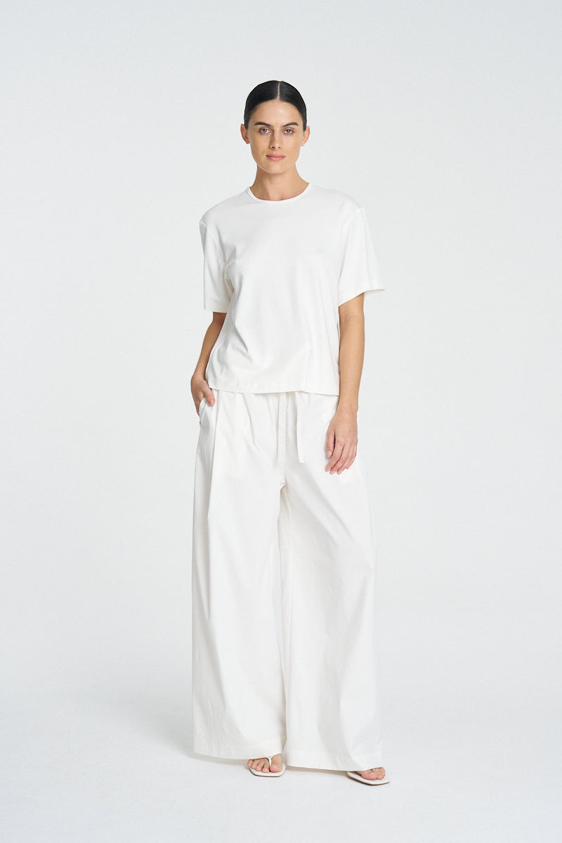 BOX TEE - White