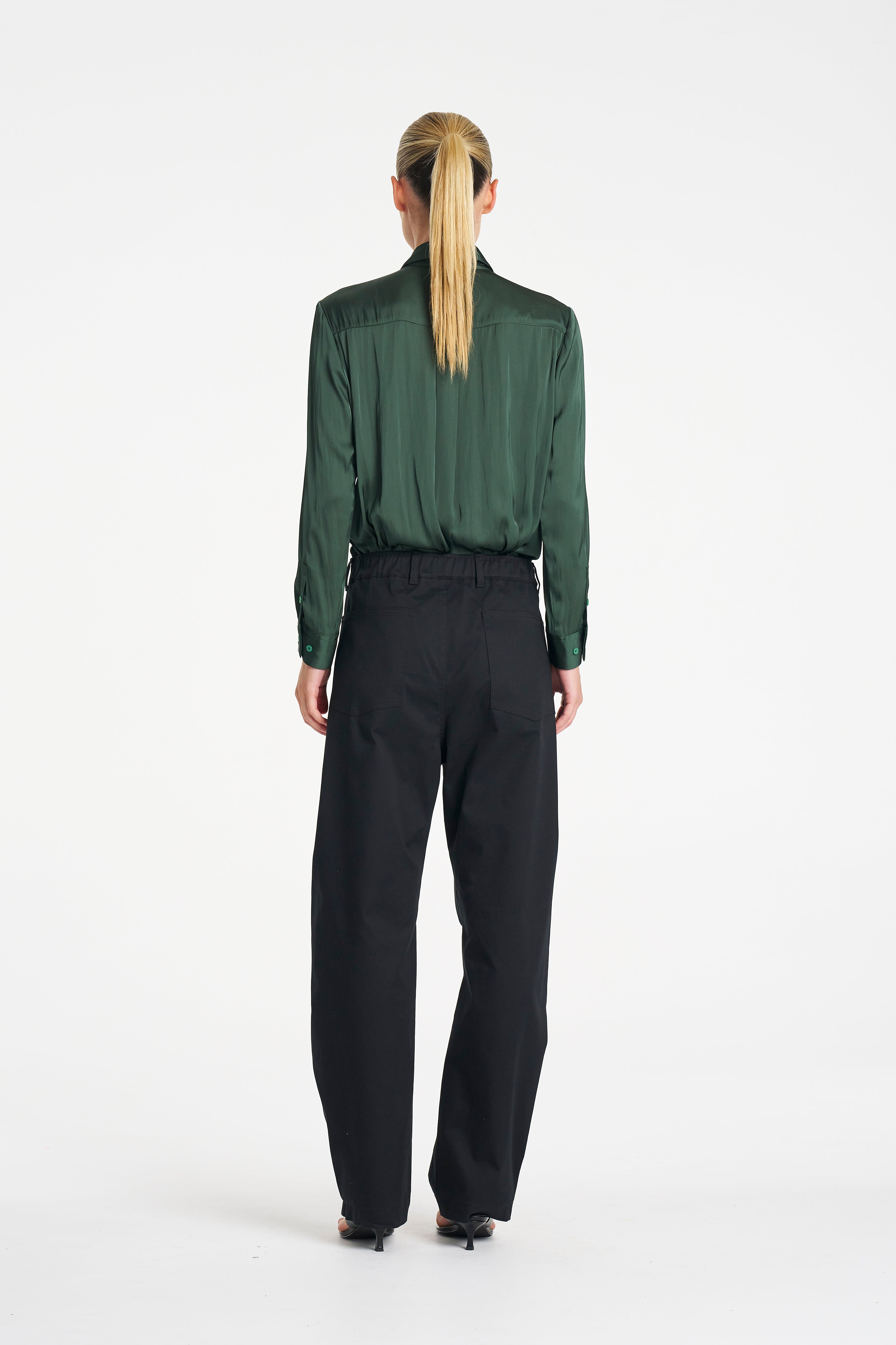 CHARMEUSE SHIRT - Jade - MELA PURDIE