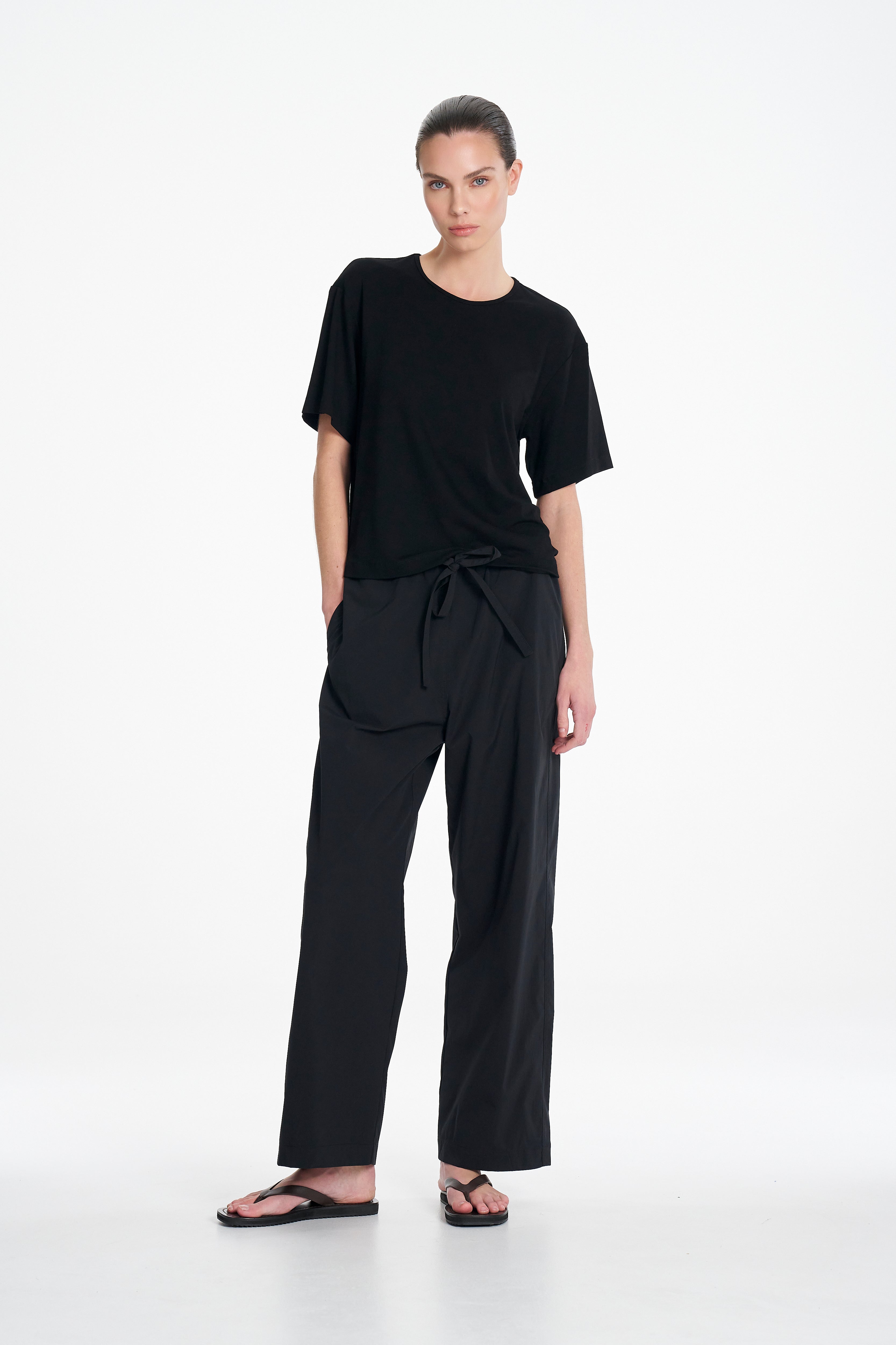 DRAW PANT - Black - MELA PURDIE