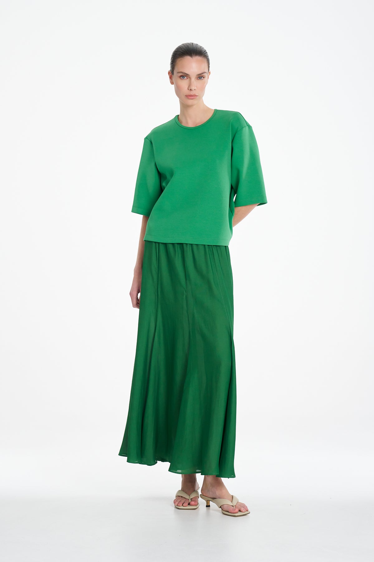 TULLE SKIRT - Emerald