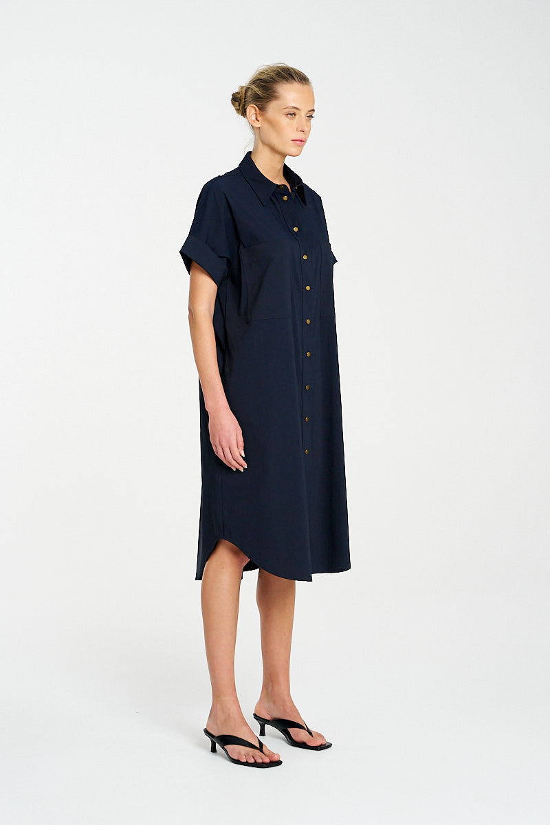 F65 3028 STUD SHELL DRESS - MELA PURDIE