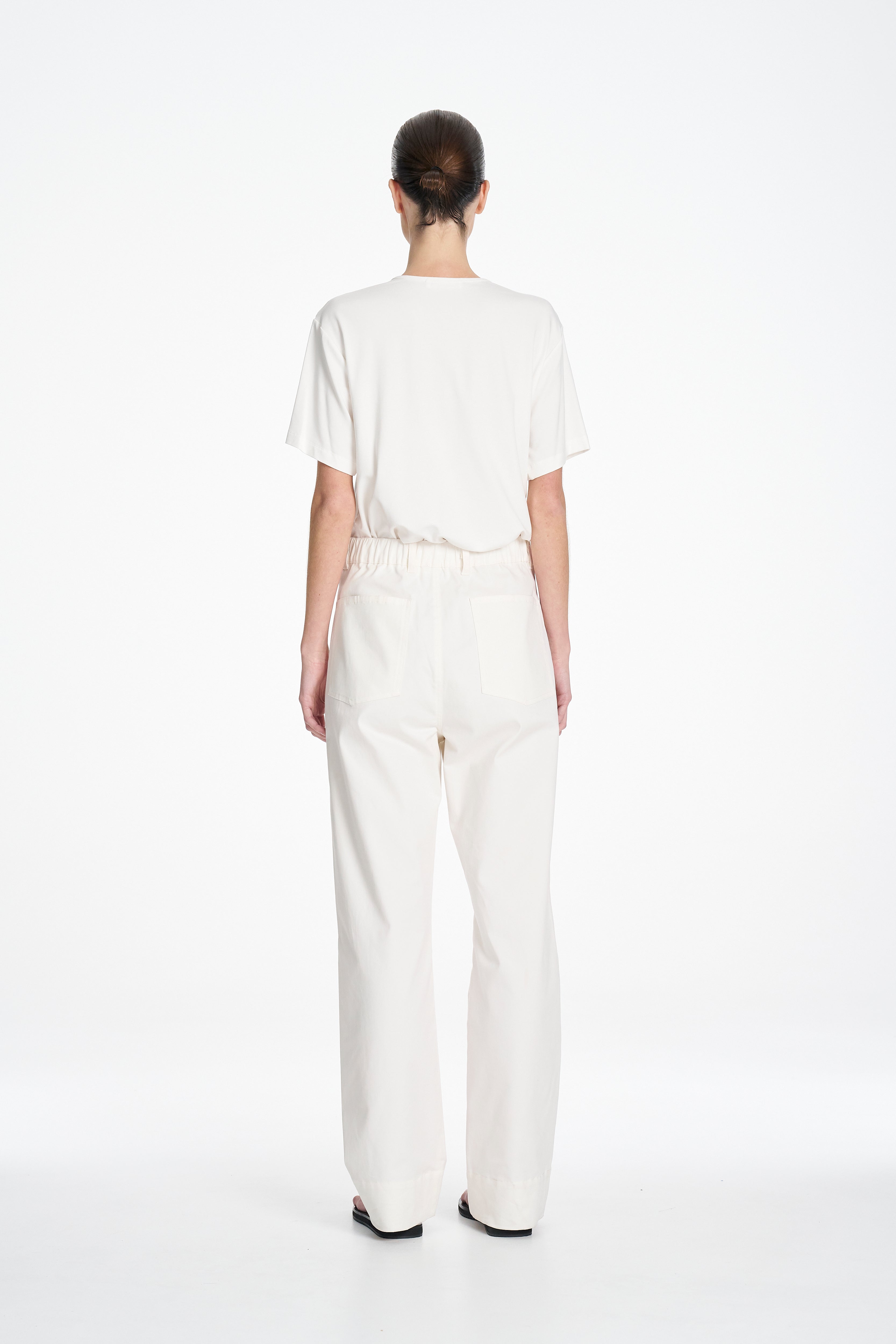 STRAIGHT PANT - Ivory - MELA PURDIE