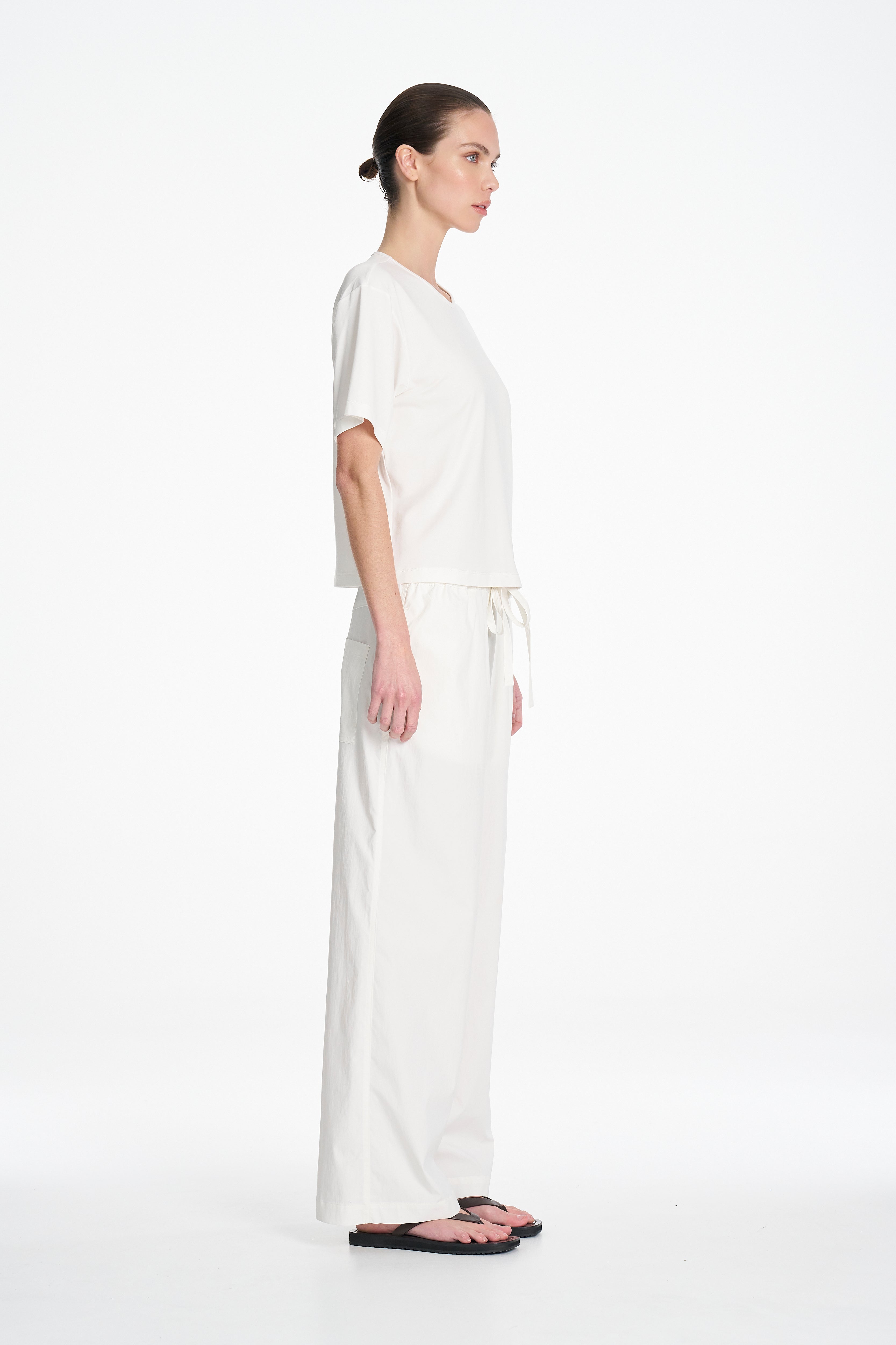 DRAW PANT - Ivory - MELA PURDIE