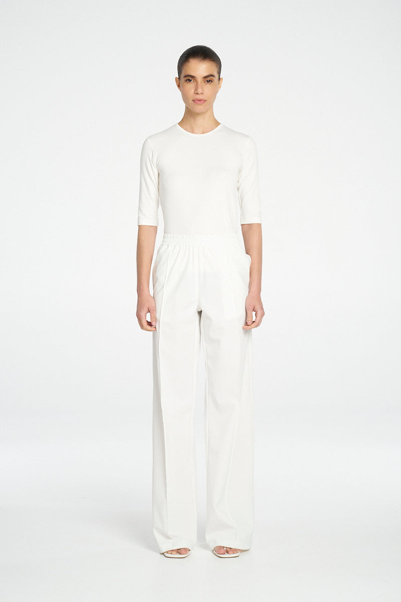 FLIGHT PANT - White - MELA PURDIE