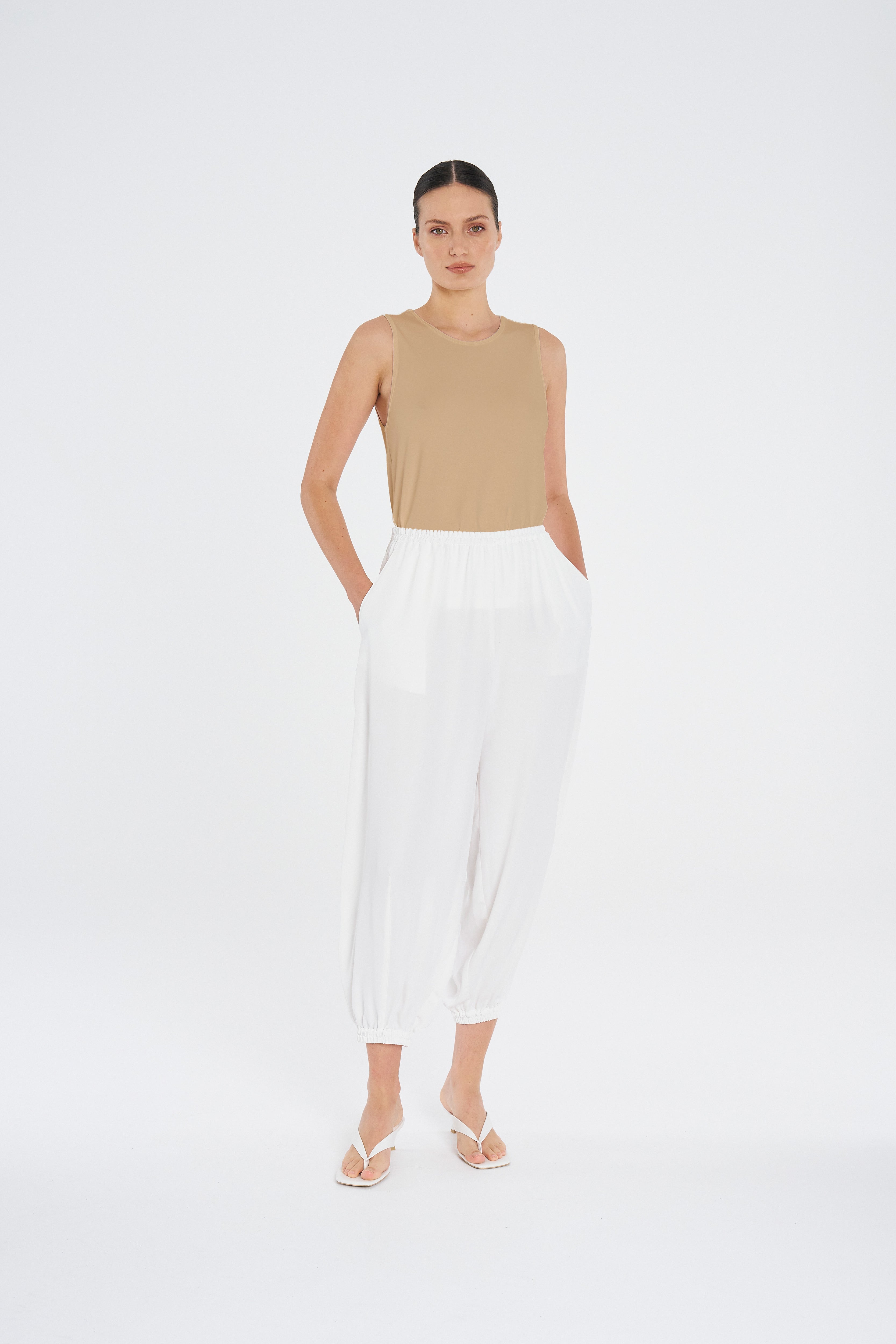 CREW TANK - Caramel - MELA PURDIE