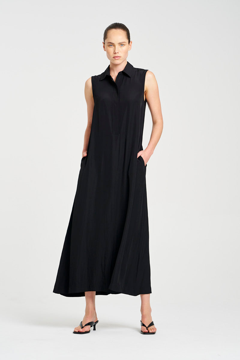 F67 3470 MAXI SHIRT DRESS - Mela Purdie