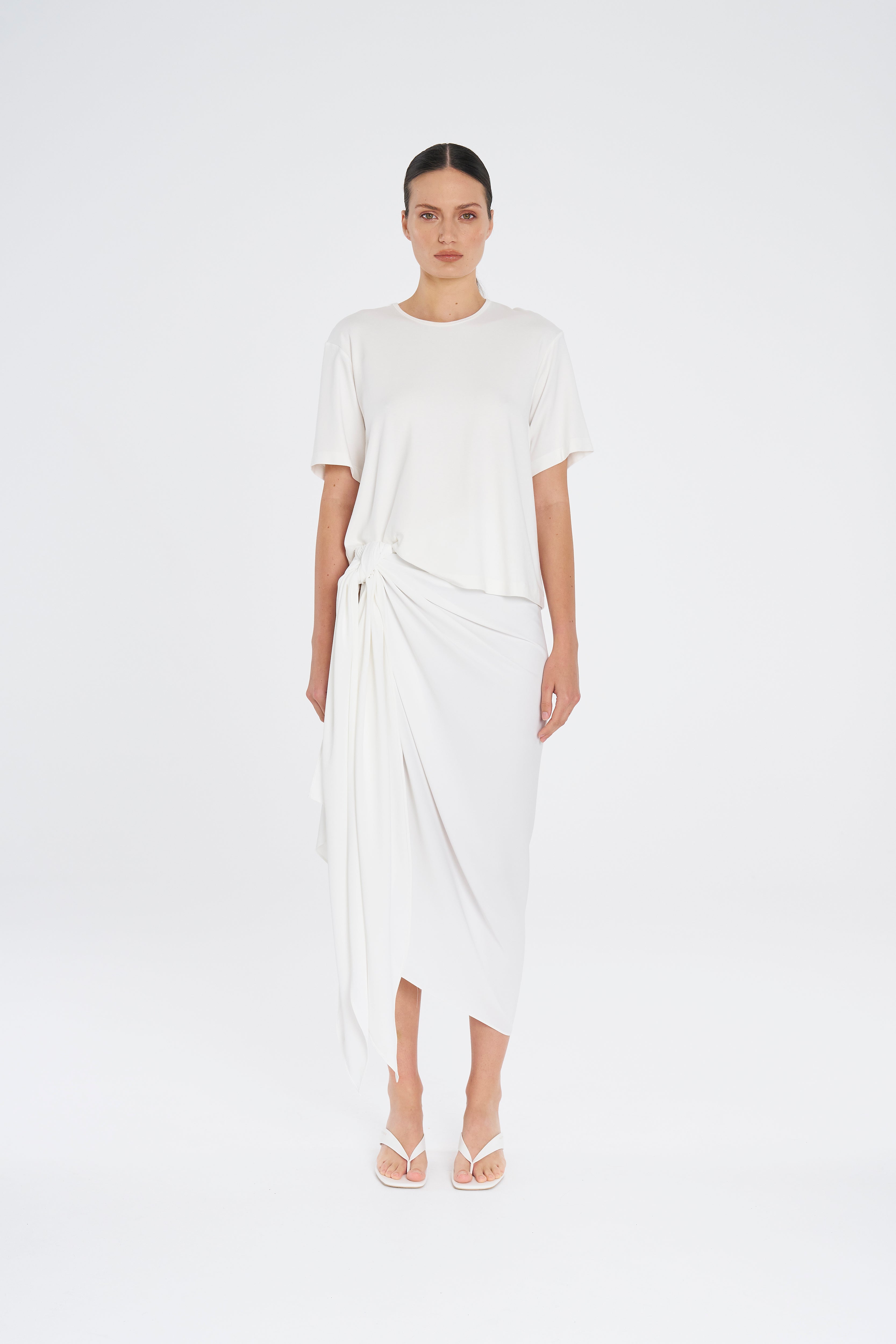 FLUID SARONG - Ivory - MELA PURDIE