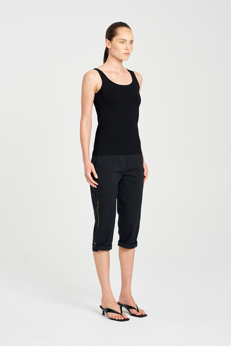 F65 1386 CROPPED ZIP CARGO - Mela Purdie