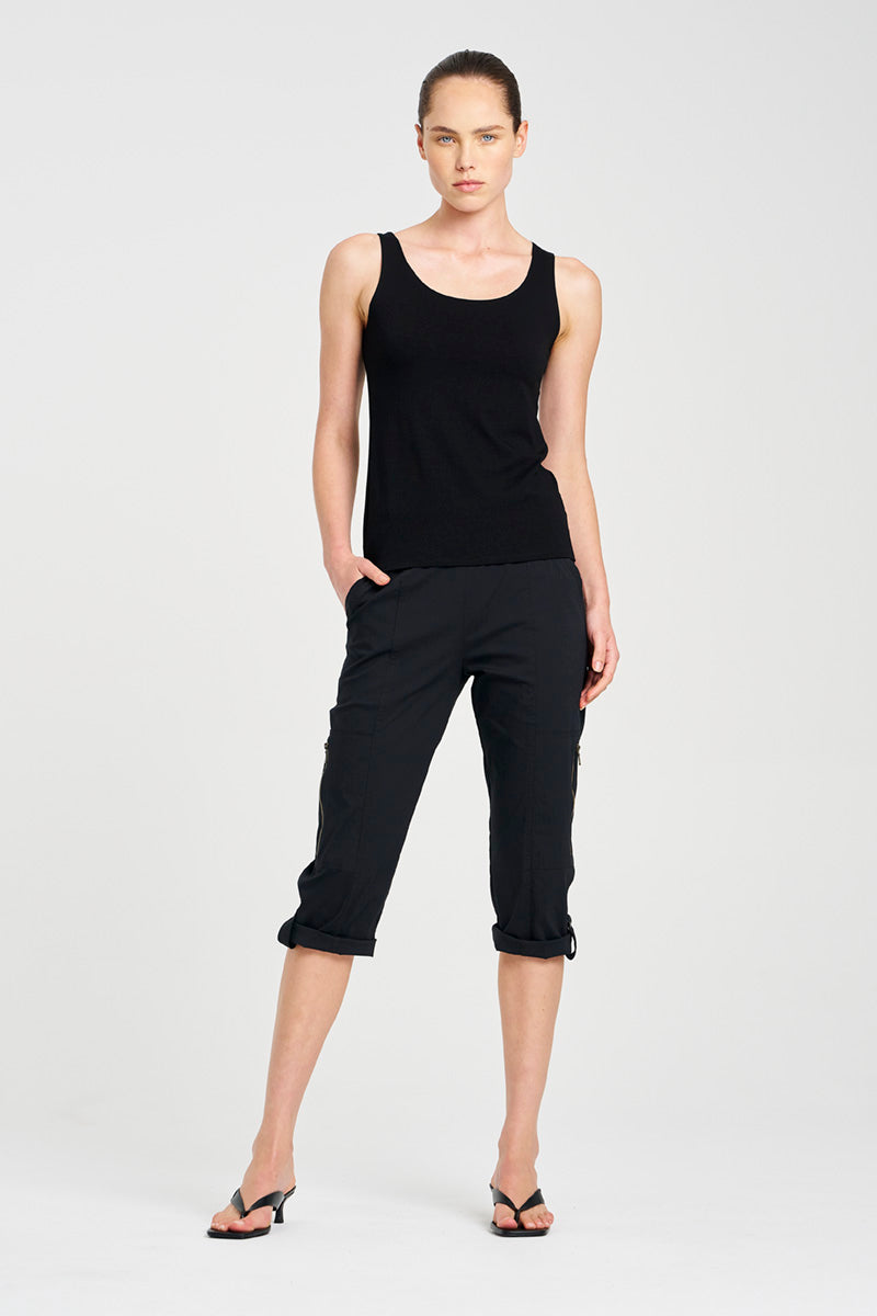F65 1386 CROPPED ZIP CARGO - Mela Purdie