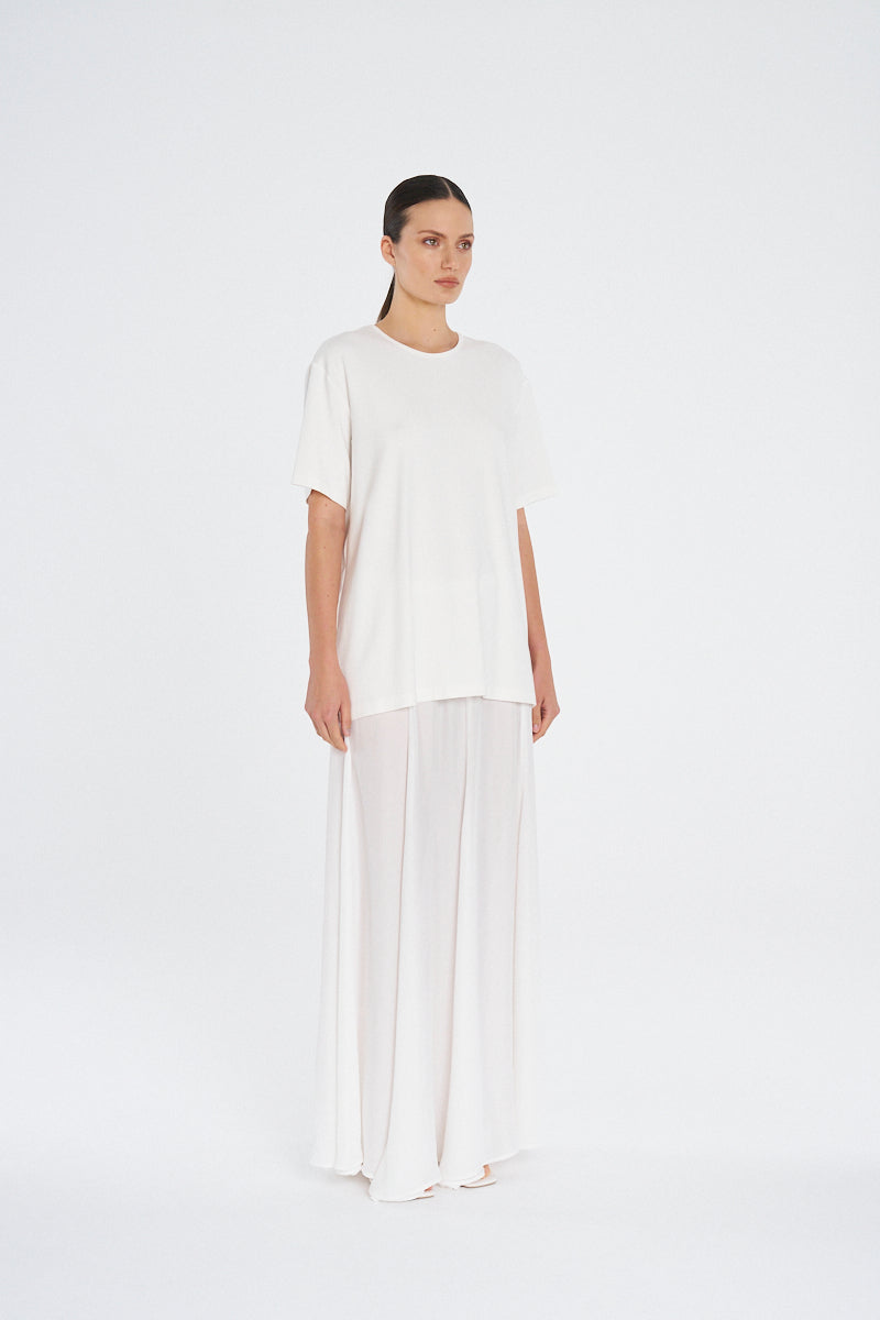 TULLE SKIRT - White