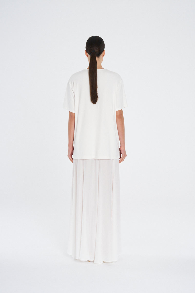 TULLE SKIRT - White - Mela Purdie