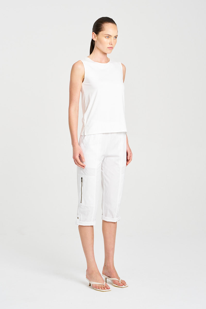 F65 1386 CROPPED ZIP CARGO - Mela Purdie