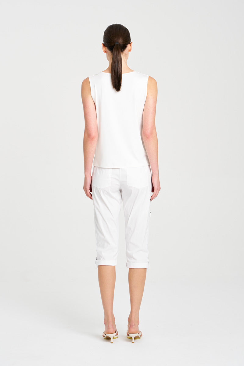 F65 1386 CROPPED ZIP CARGO - Mela Purdie