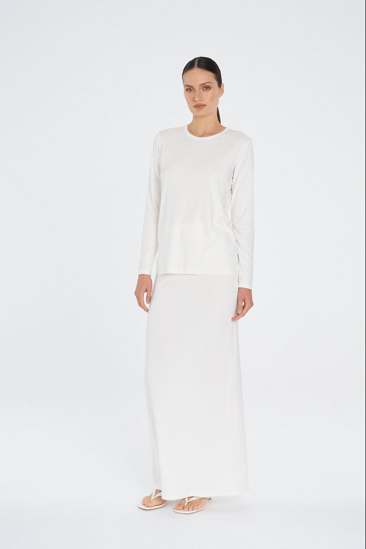 LS TOP - White - MELA PURDIE