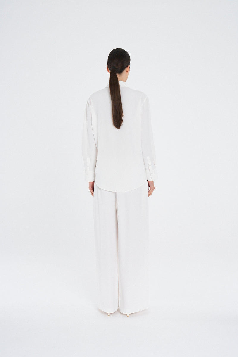 FLUID PANT - Ivory - MELA PURDIE