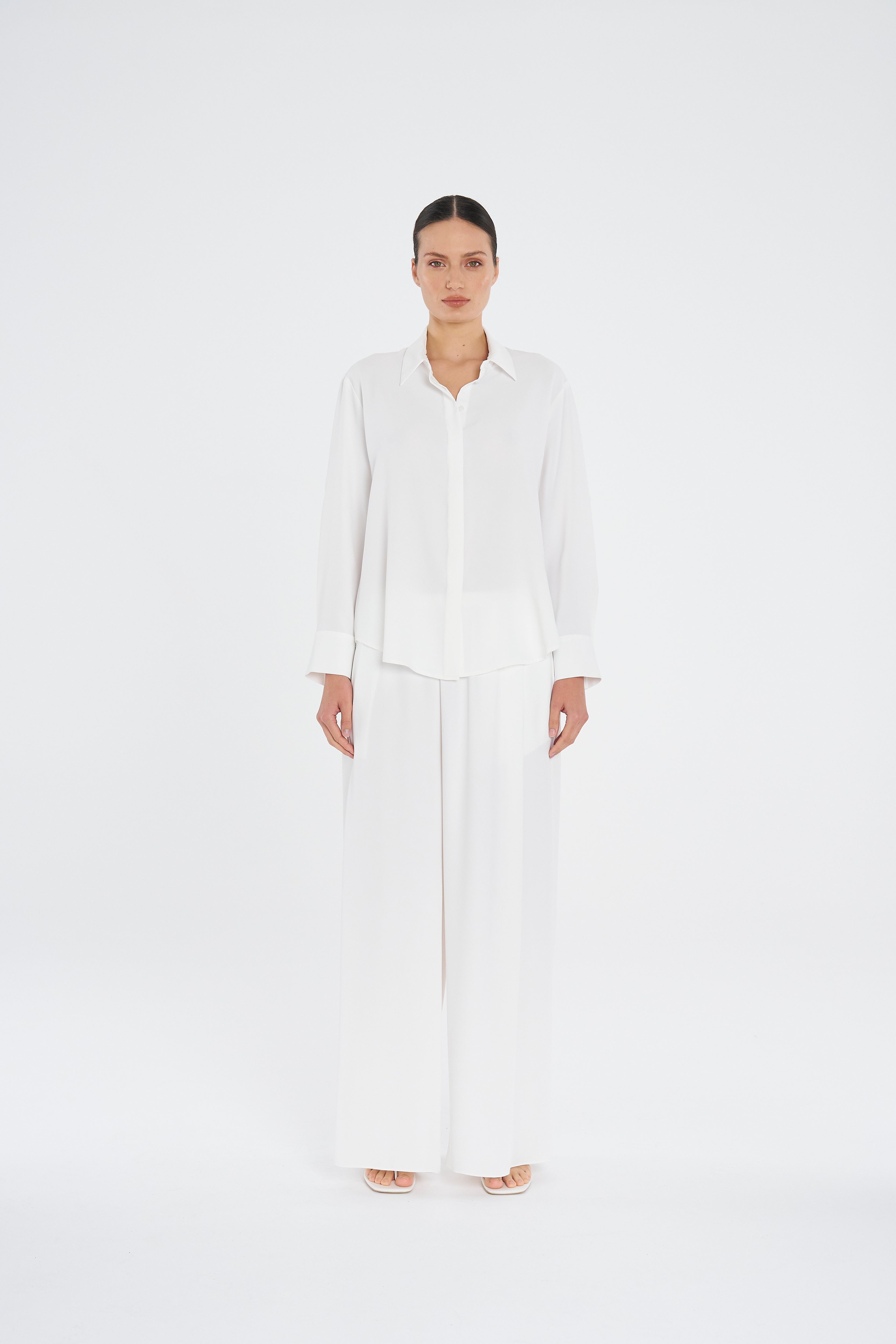 FLUID PANT - Ivory - MELA PURDIE