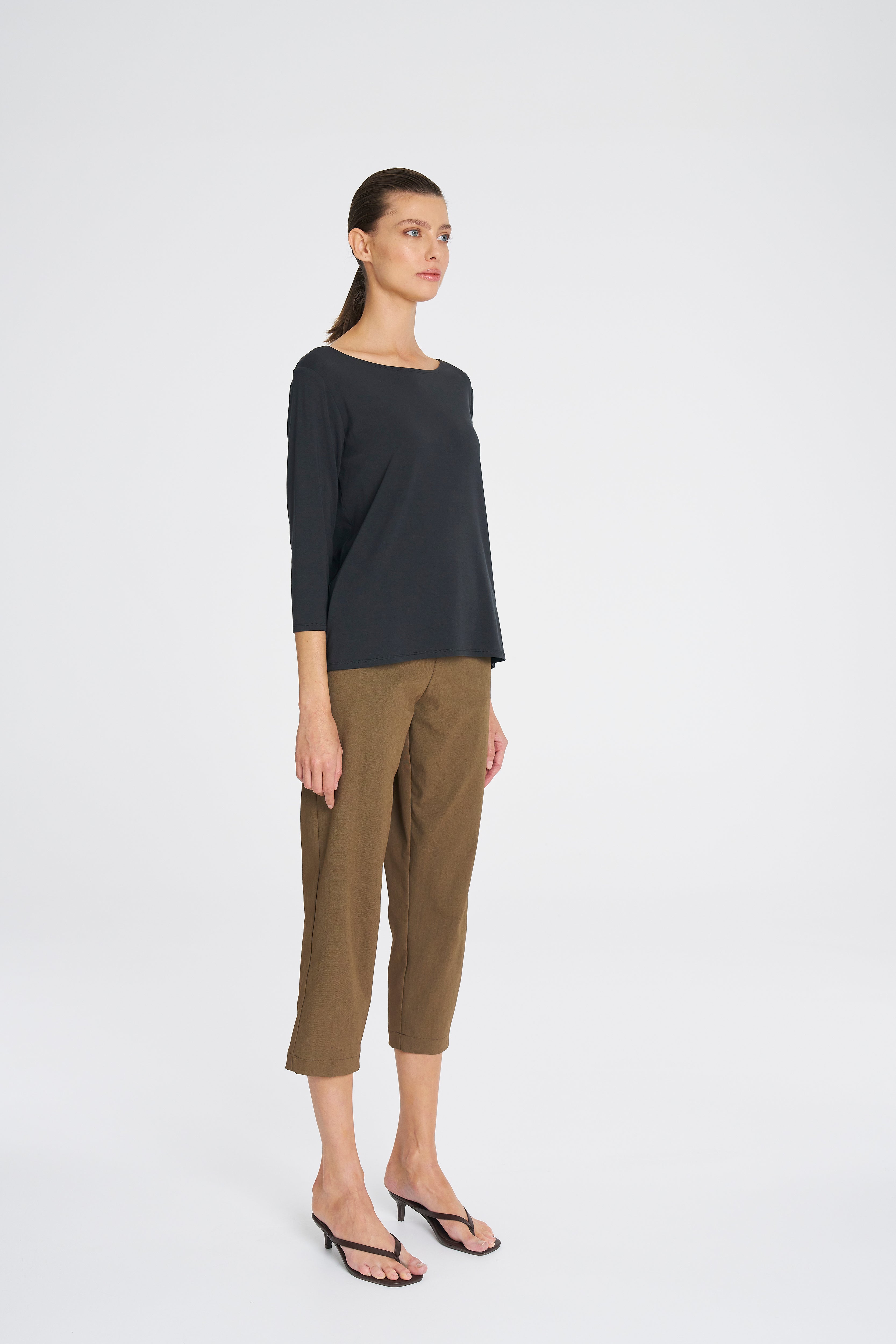 F01 2630 RELAXED BOAT NECK - MELA PURDIE