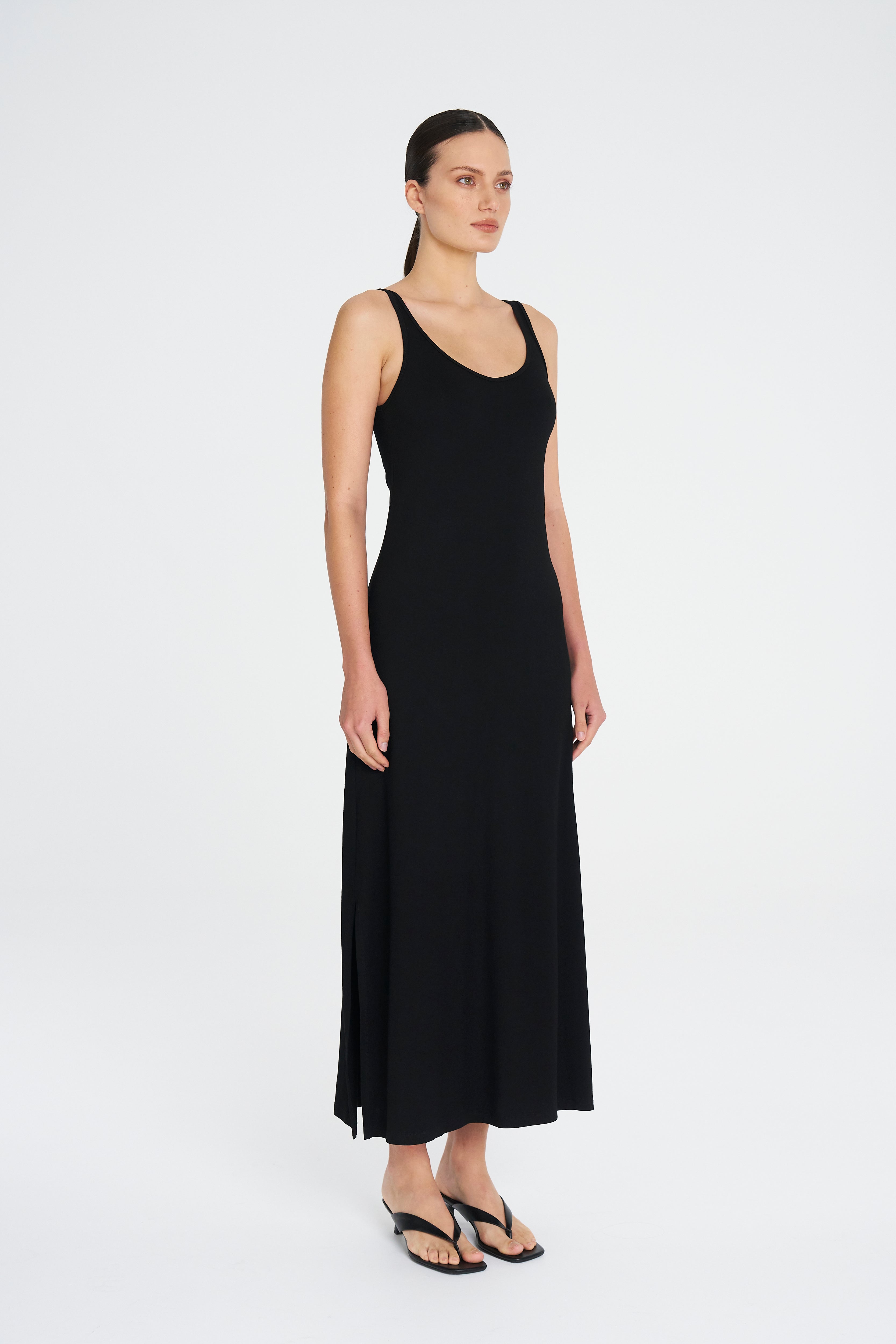 CAMISOLE DRESS - Black - MELA PURDIE