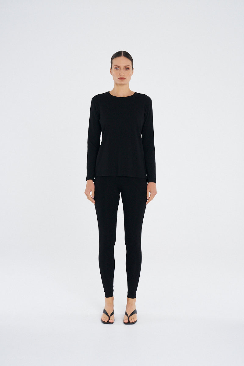 LS TOP - Black - Mela Purdie