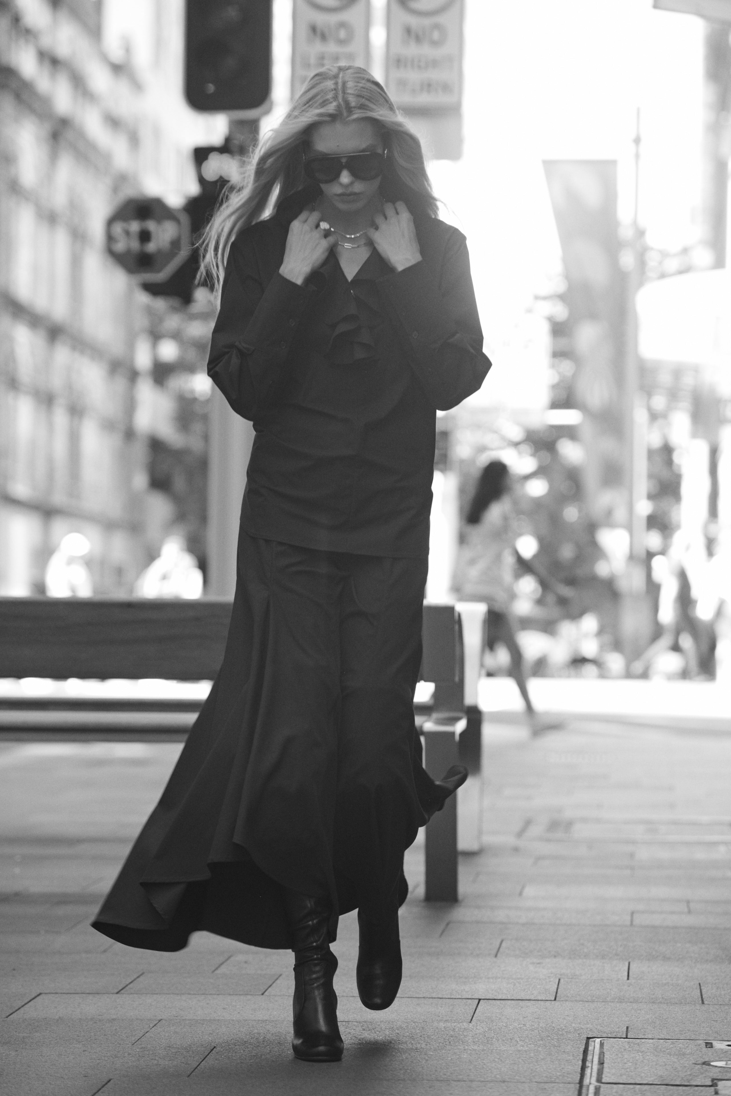 F607 8672 FROTH COLLAR SHIRT - Mela Purdie