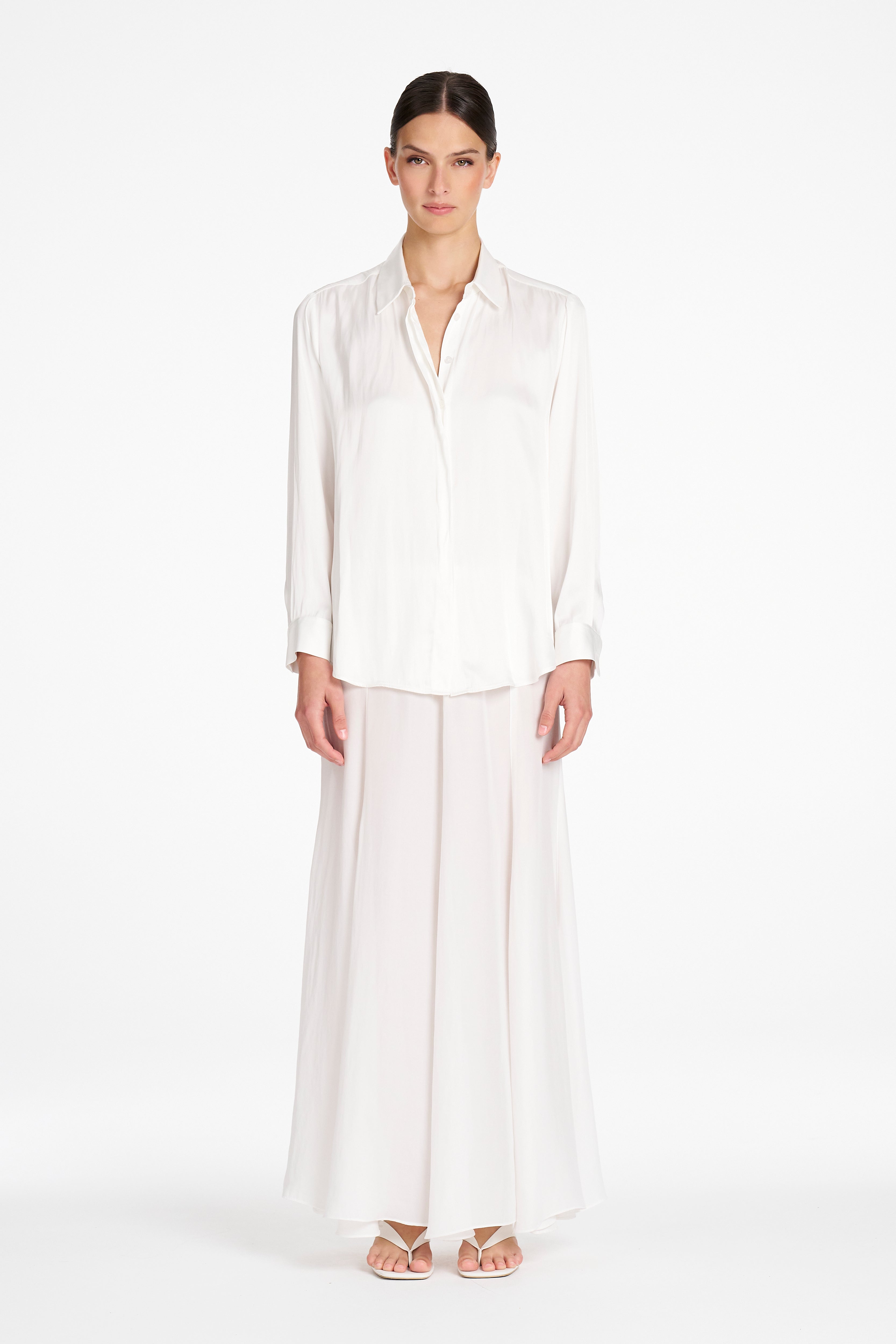 TULLE SKIRT - White - MELA PURDIE