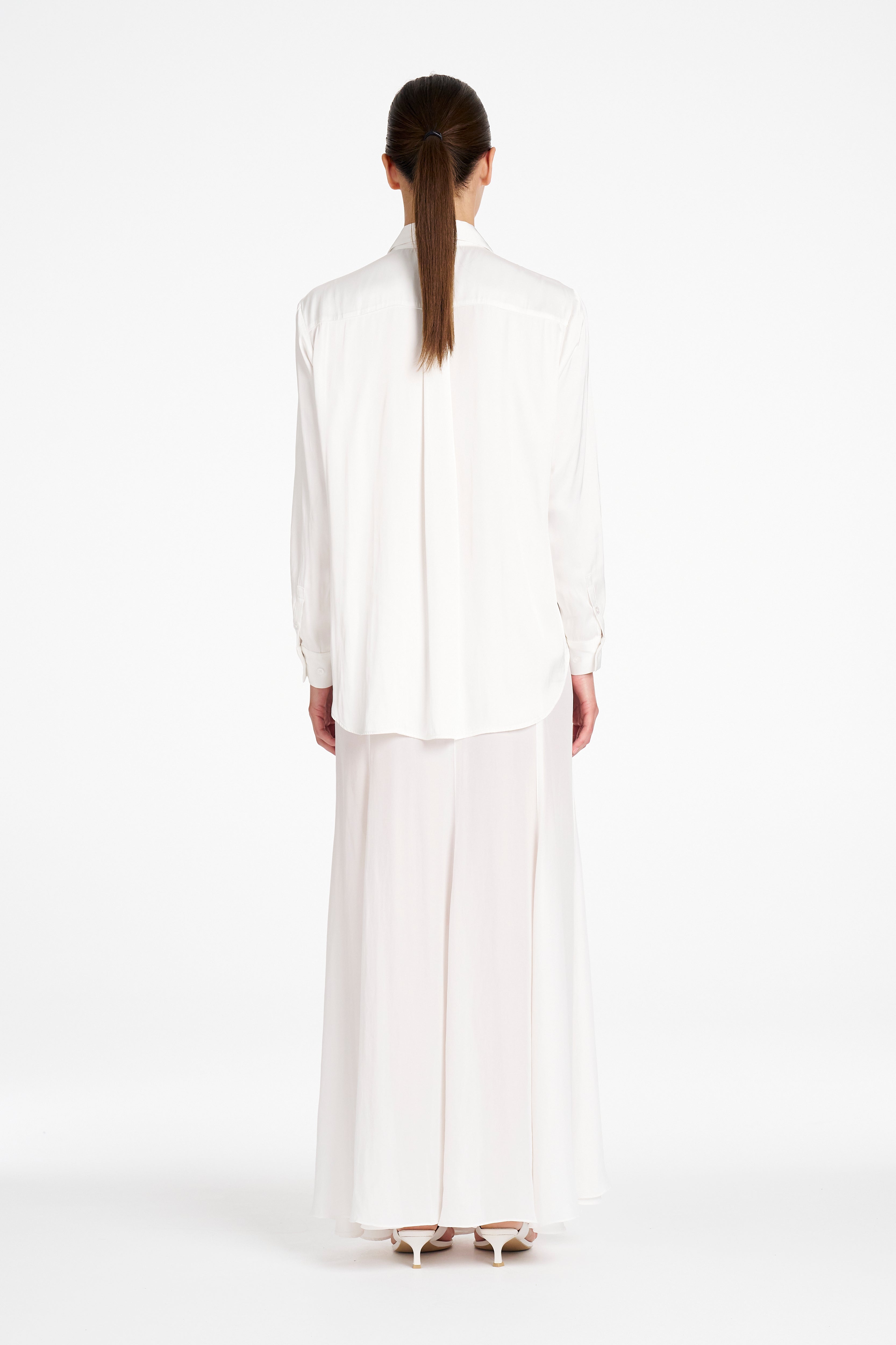 TULLE SKIRT - White - MELA PURDIE