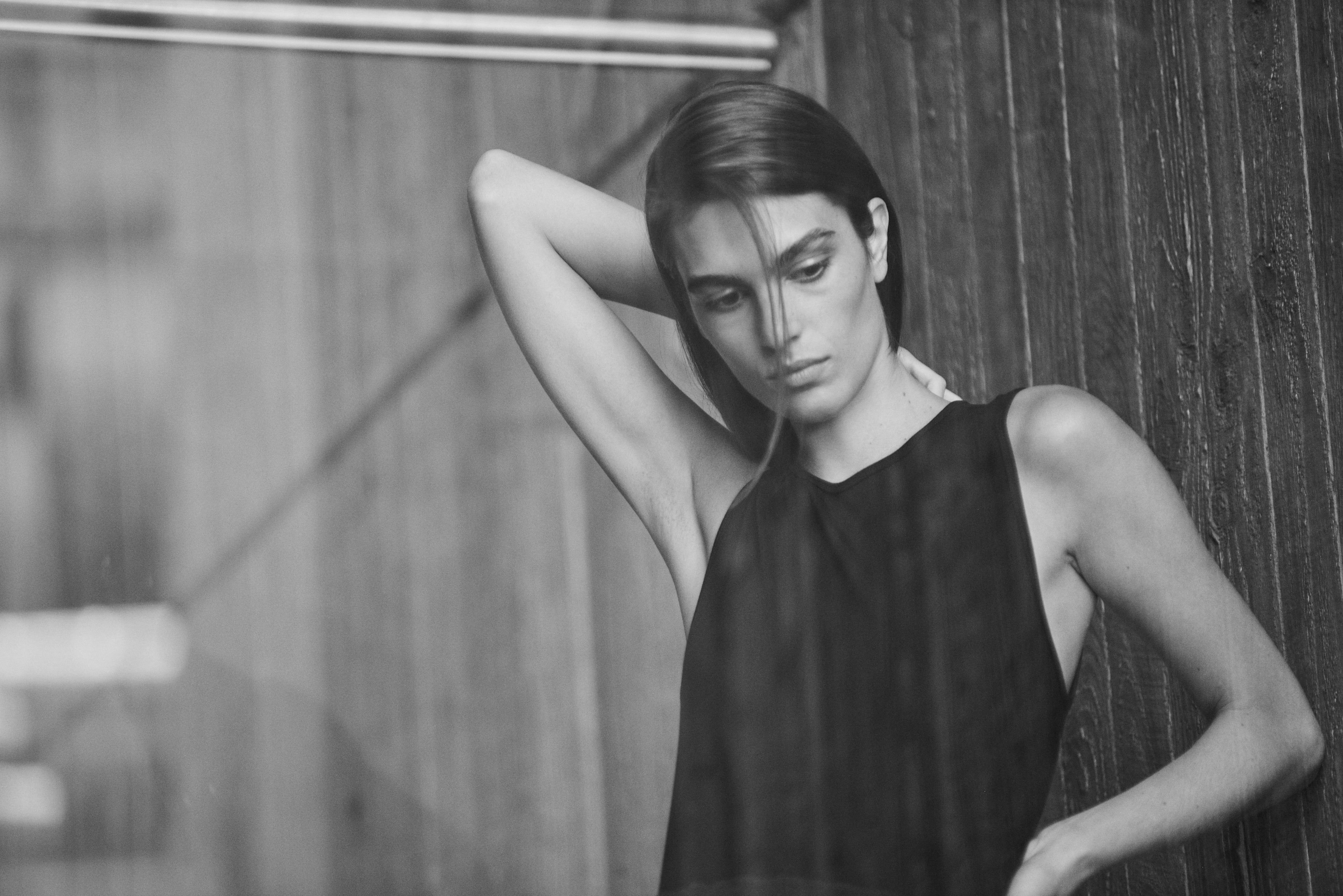 CREW TANK - Black - Mela Purdie