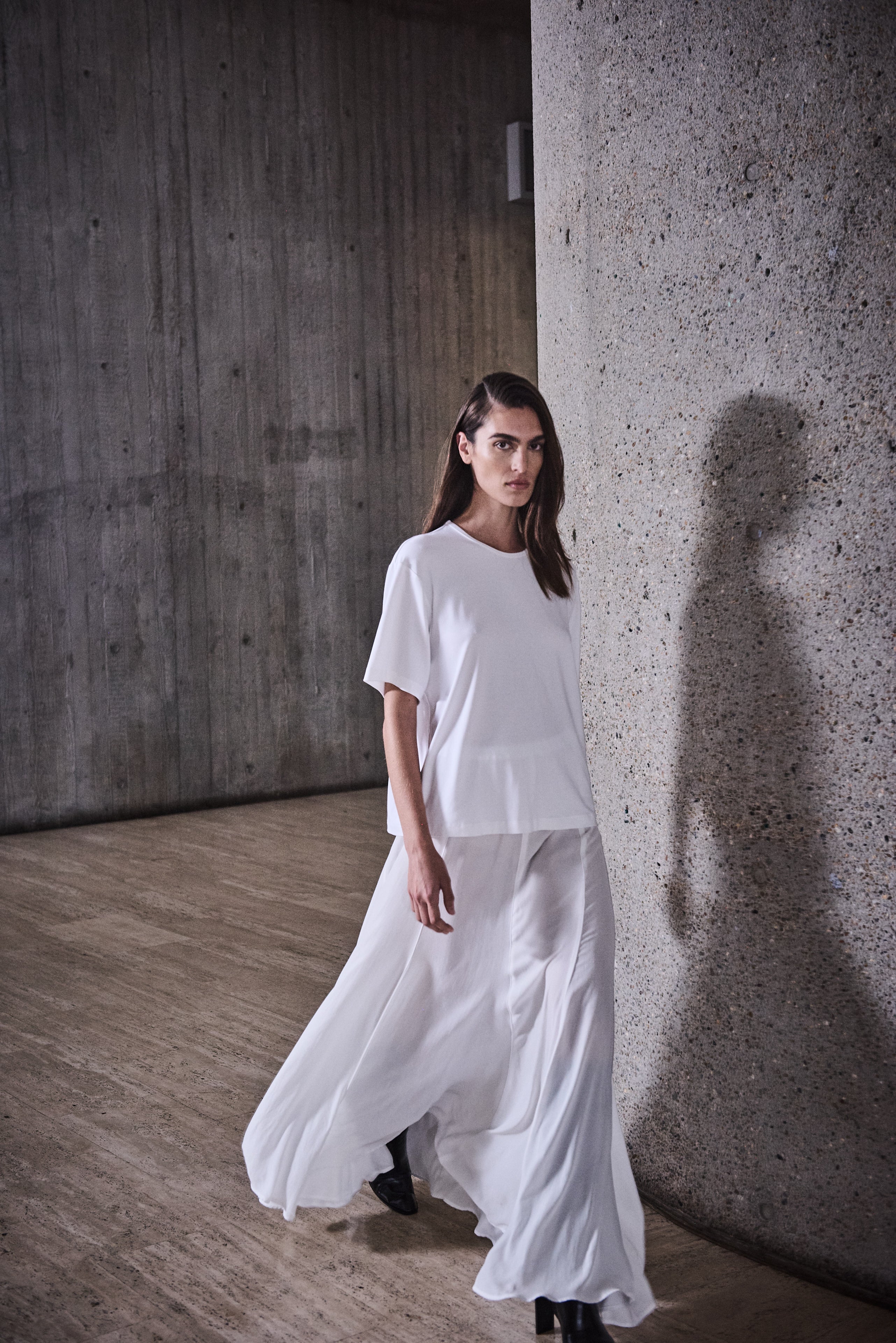 TULLE SKIRT - White - MELA PURDIE