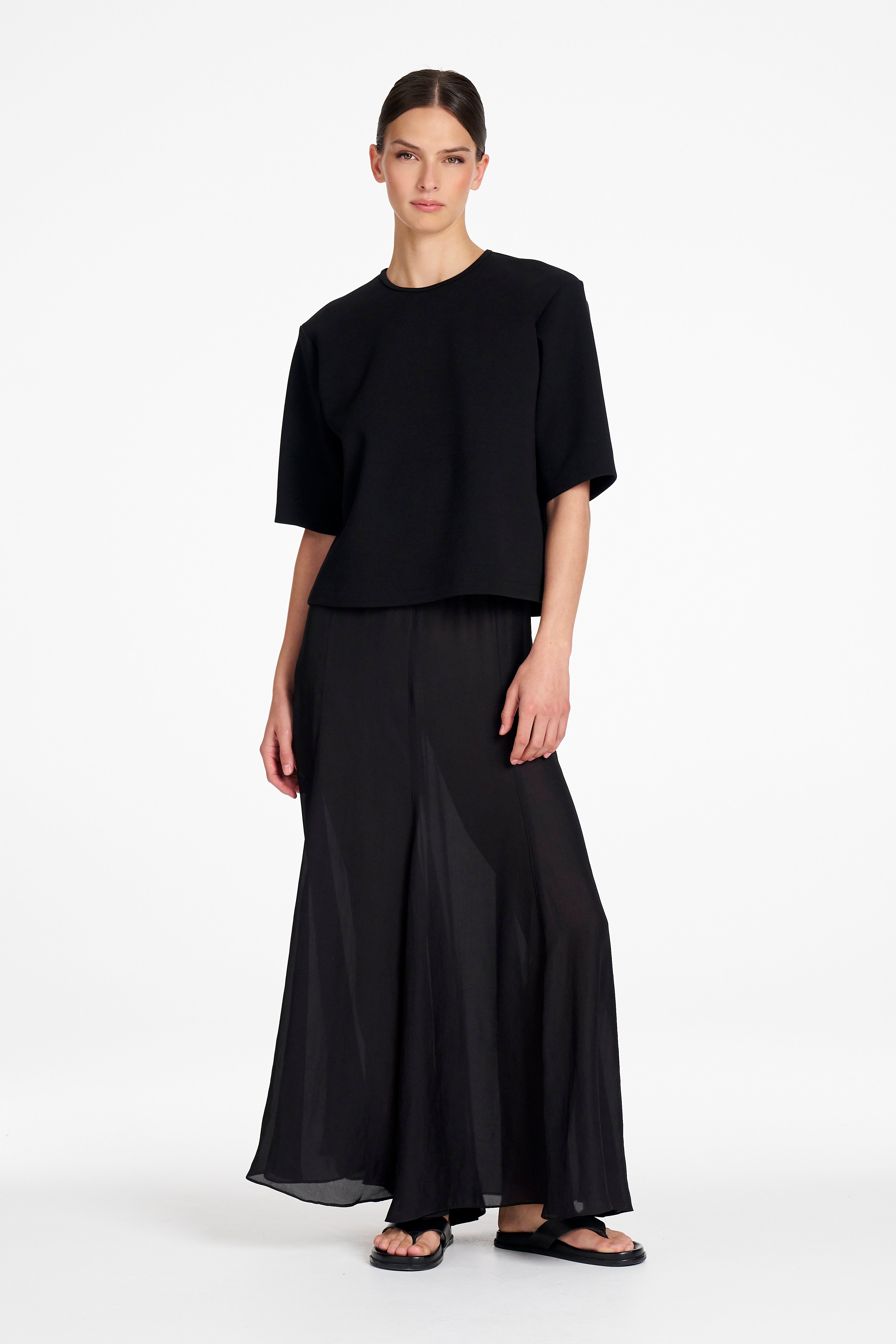 TULLE SKIRT - Black - MELA PURDIE