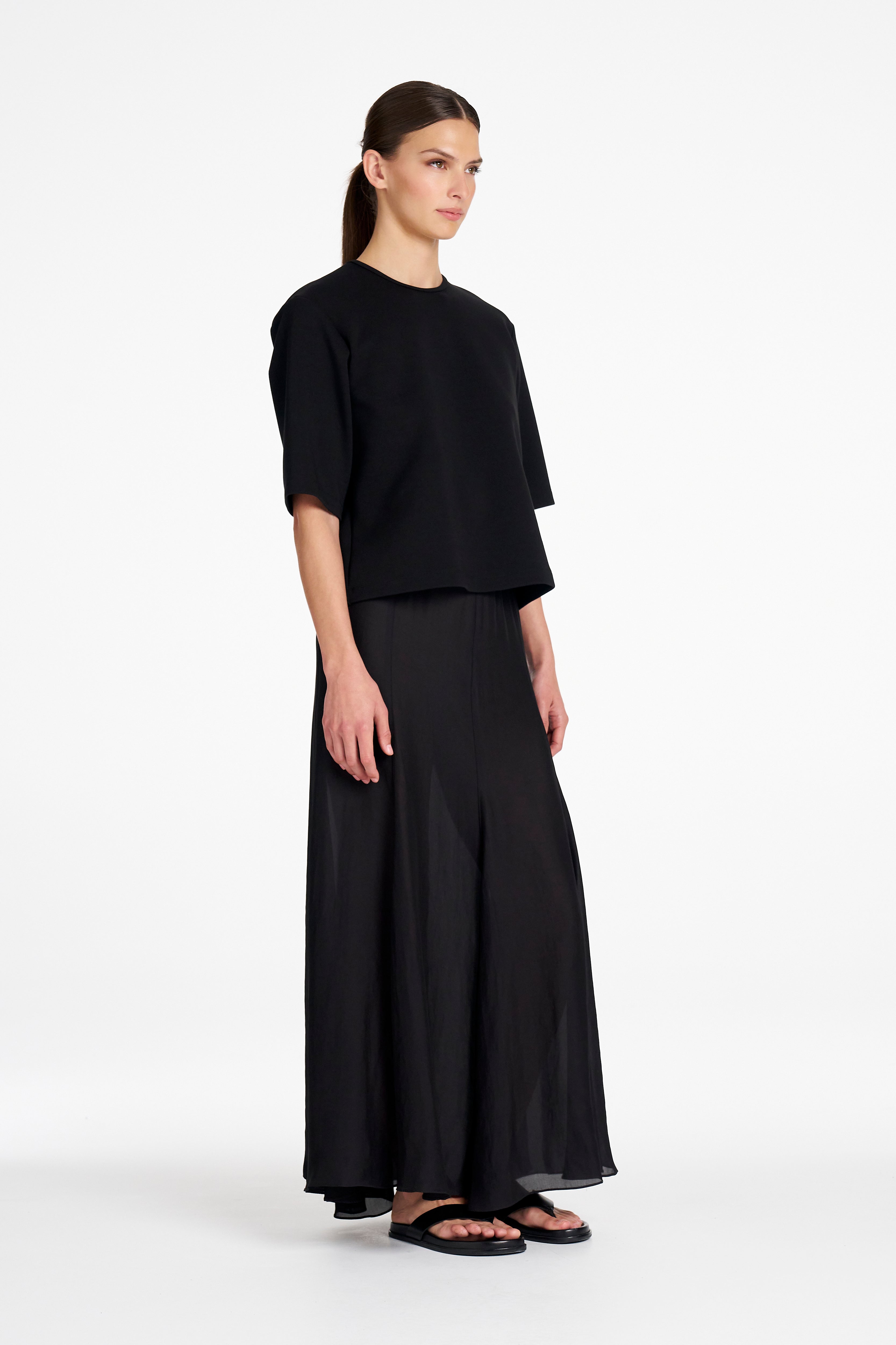 TULLE SKIRT - Black - MELA PURDIE
