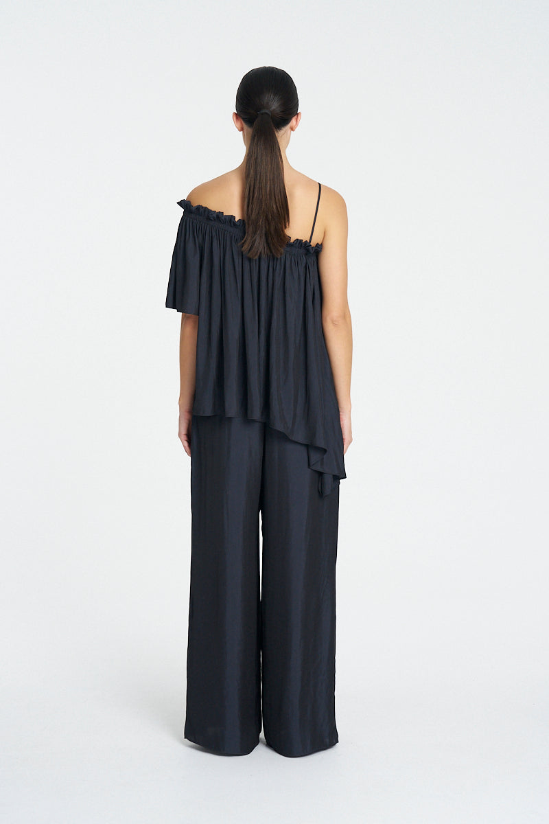 SLOPE BLOUSE - Beluga - Mela Purdie