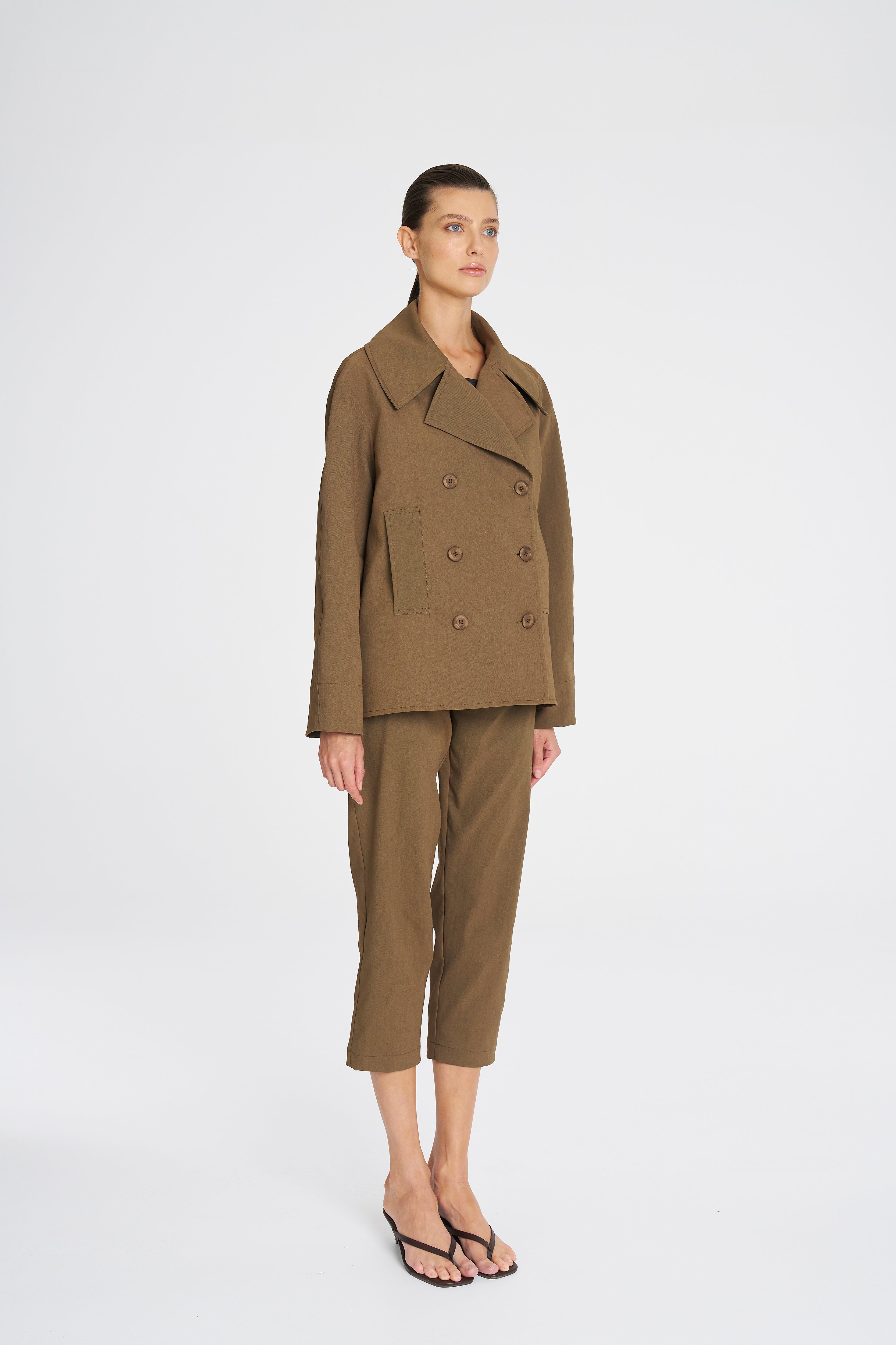 F416 4241 PEA JACKET - MELA PURDIE