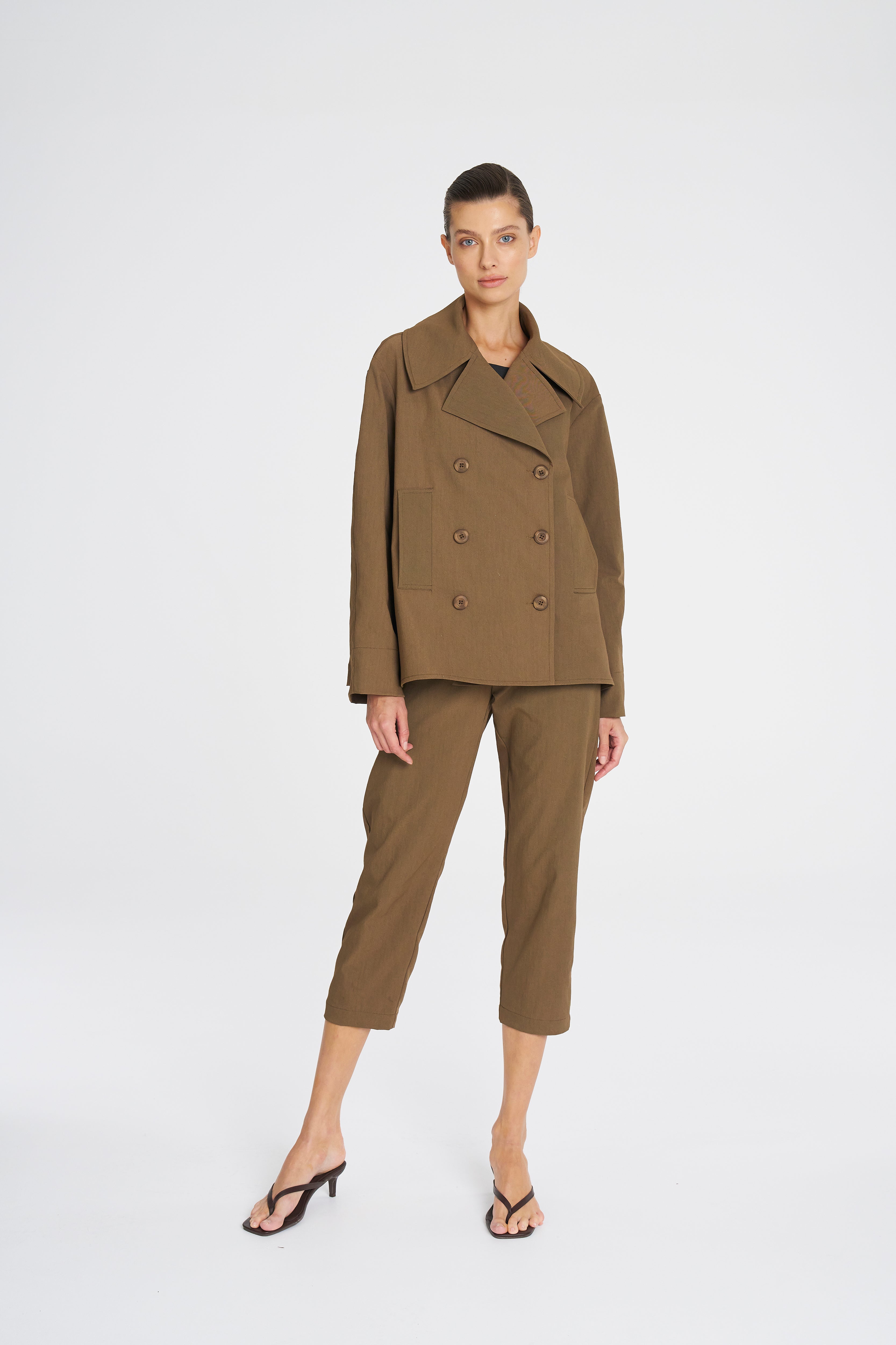 F416 4241 PEA JACKET - MELA PURDIE