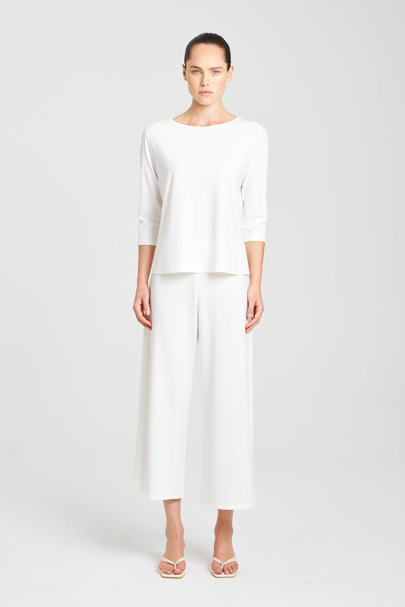 F007 1817 CROP PALAZZO PANT - Mela Purdie