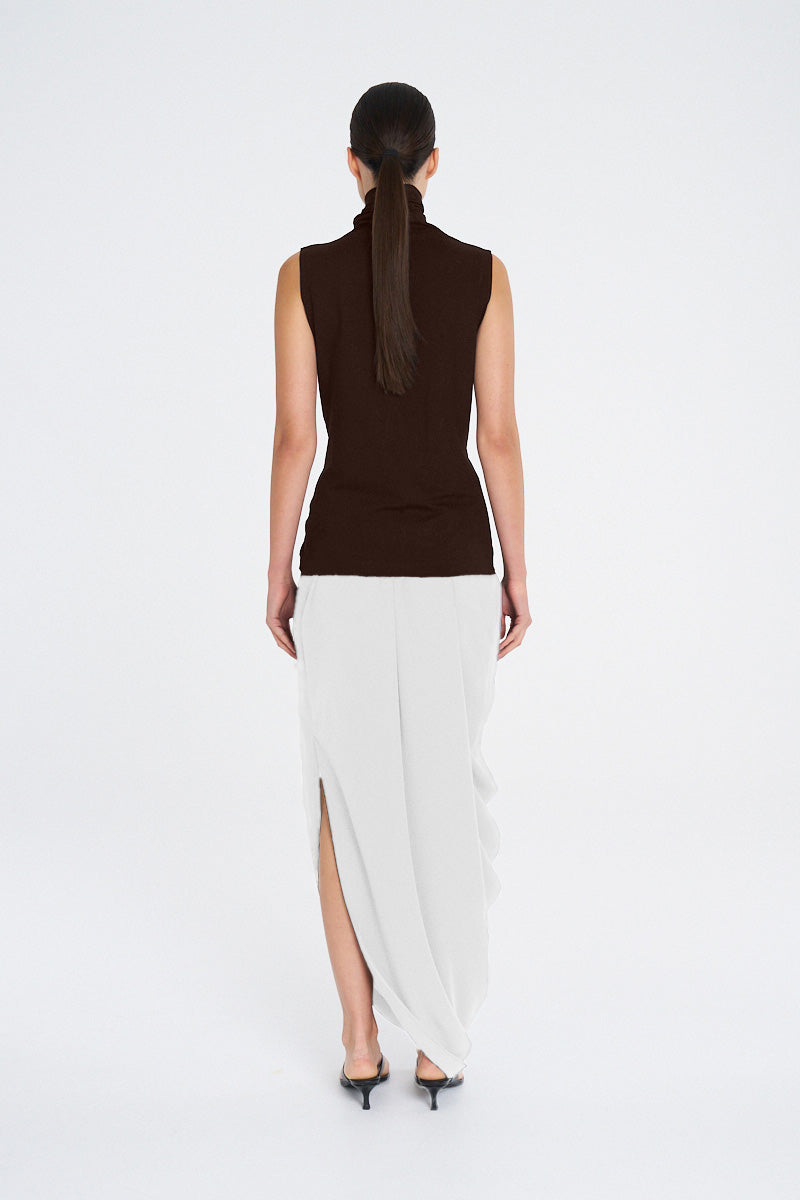 FUNNEL TANK - Coffee - MELA PURDIE