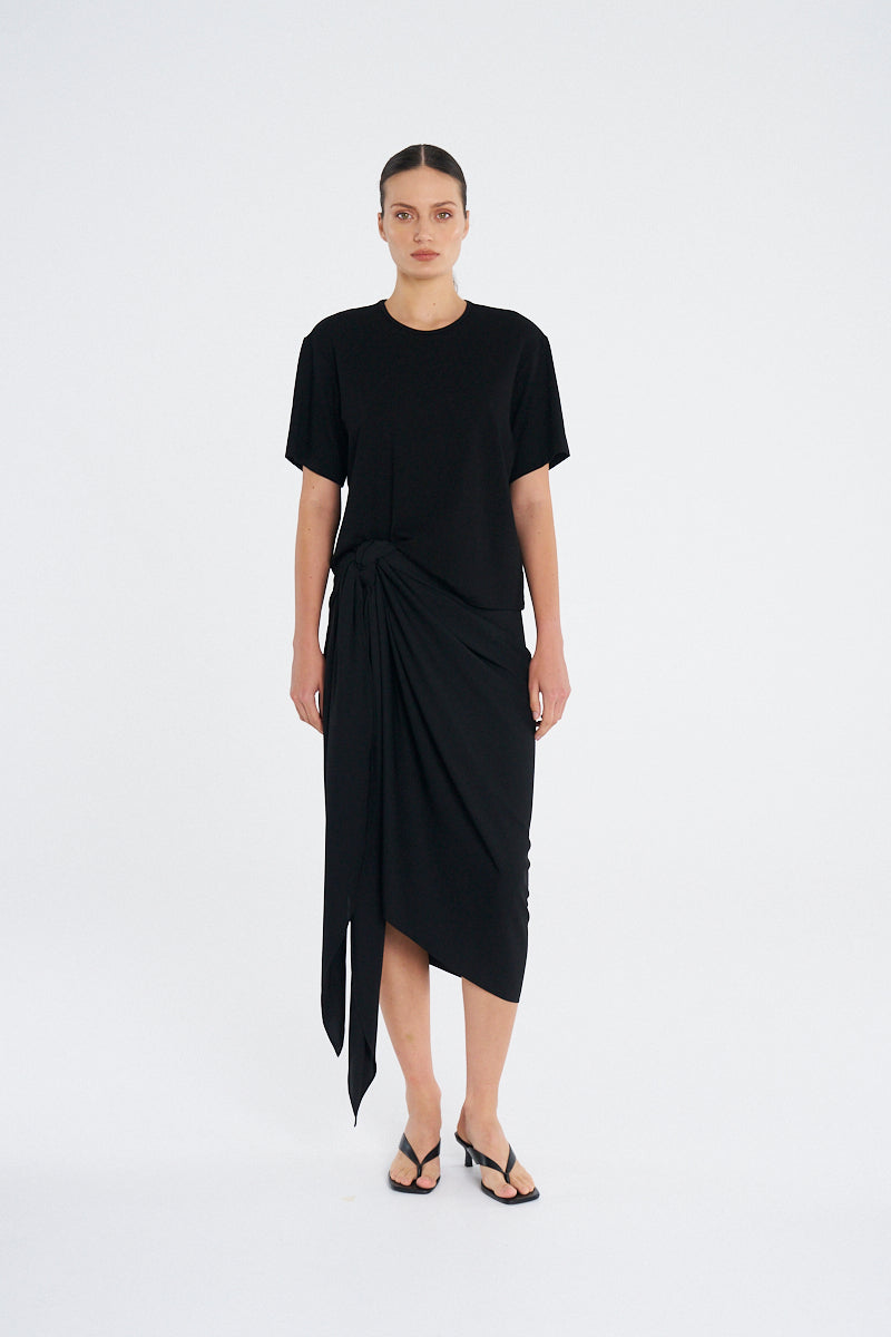 BOX TEE - Black - MELA PURDIE