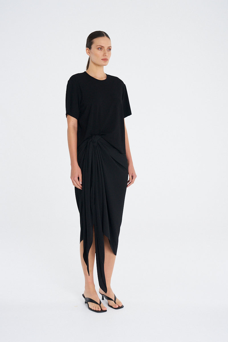 BOX TEE - Black - MELA PURDIE