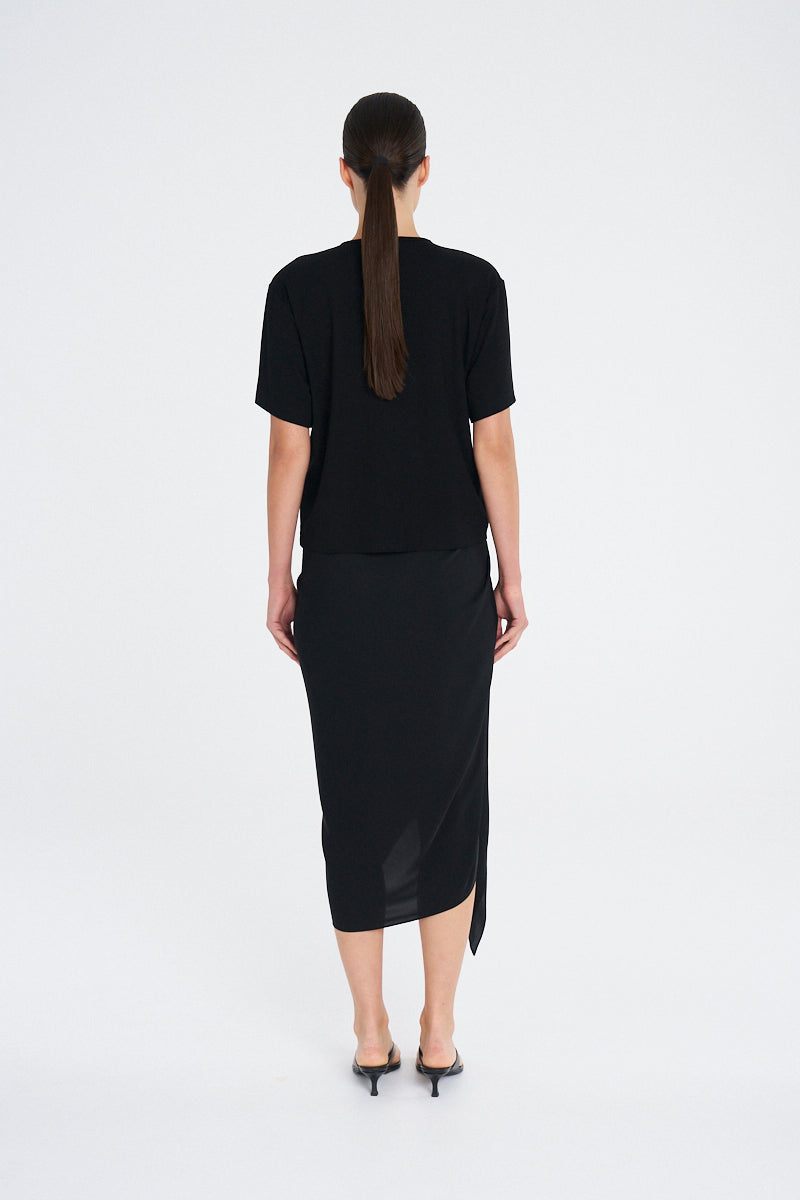 FLUID SARONG - Black - MELA PURDIE