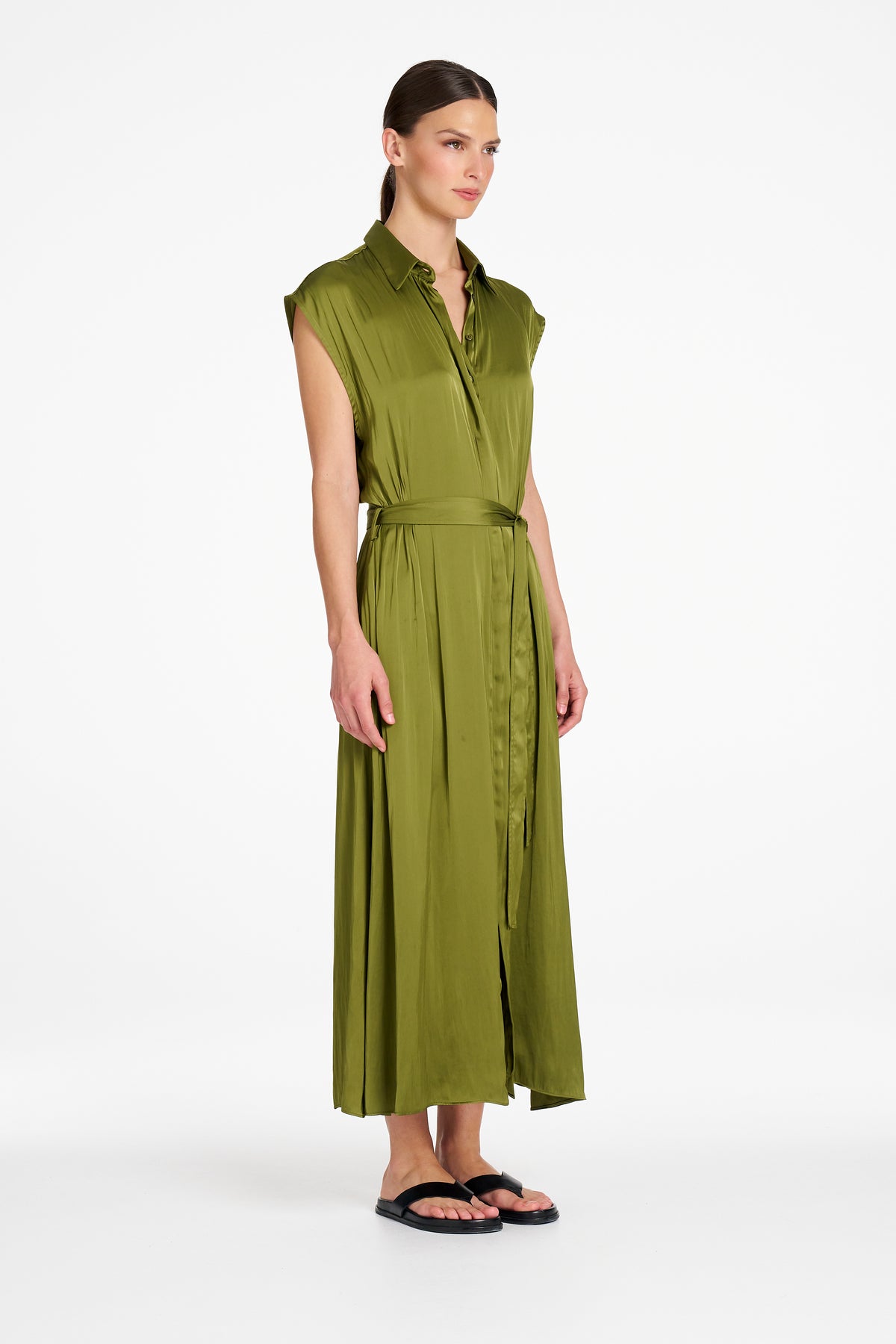 TABBARD DRESS - Peridot