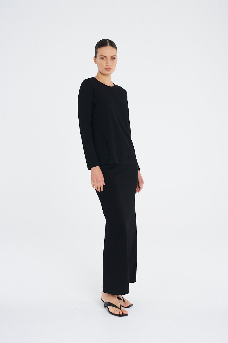 LS TOP - Black - Mela Purdie