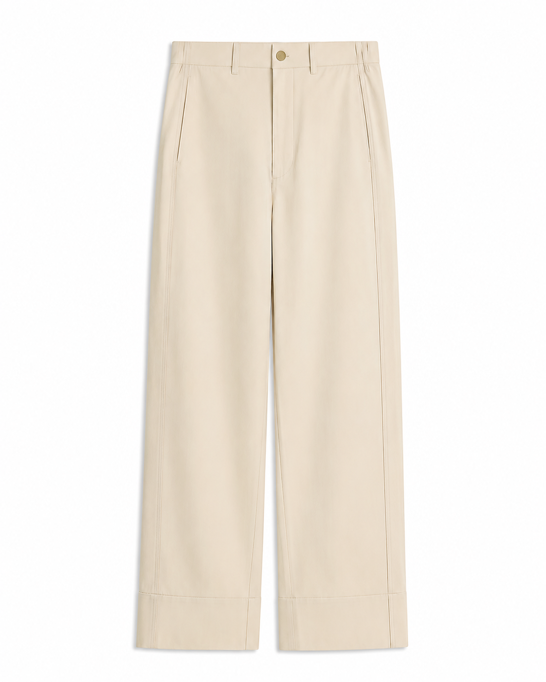 STRAIGHT PANT - Rice - MELA PURDIE