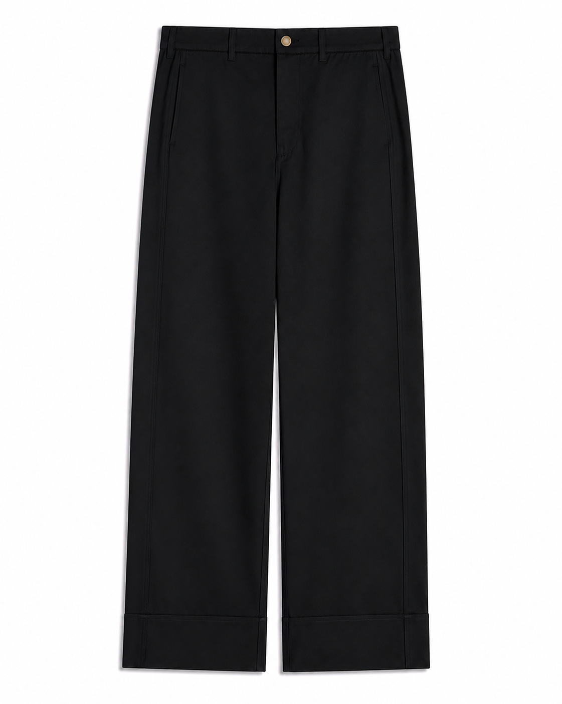 STRAIGHT PANT - Black - MELA PURDIE