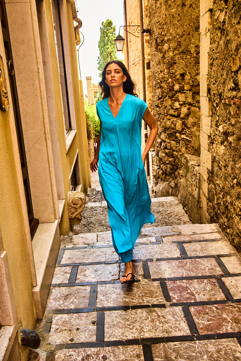 F67 3383 MAXI SLICE DRESS - MELA PURDIE