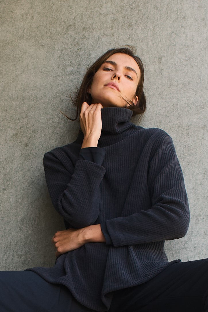 F090 8948 FUNNEL SWEATER - MELA PURDIE