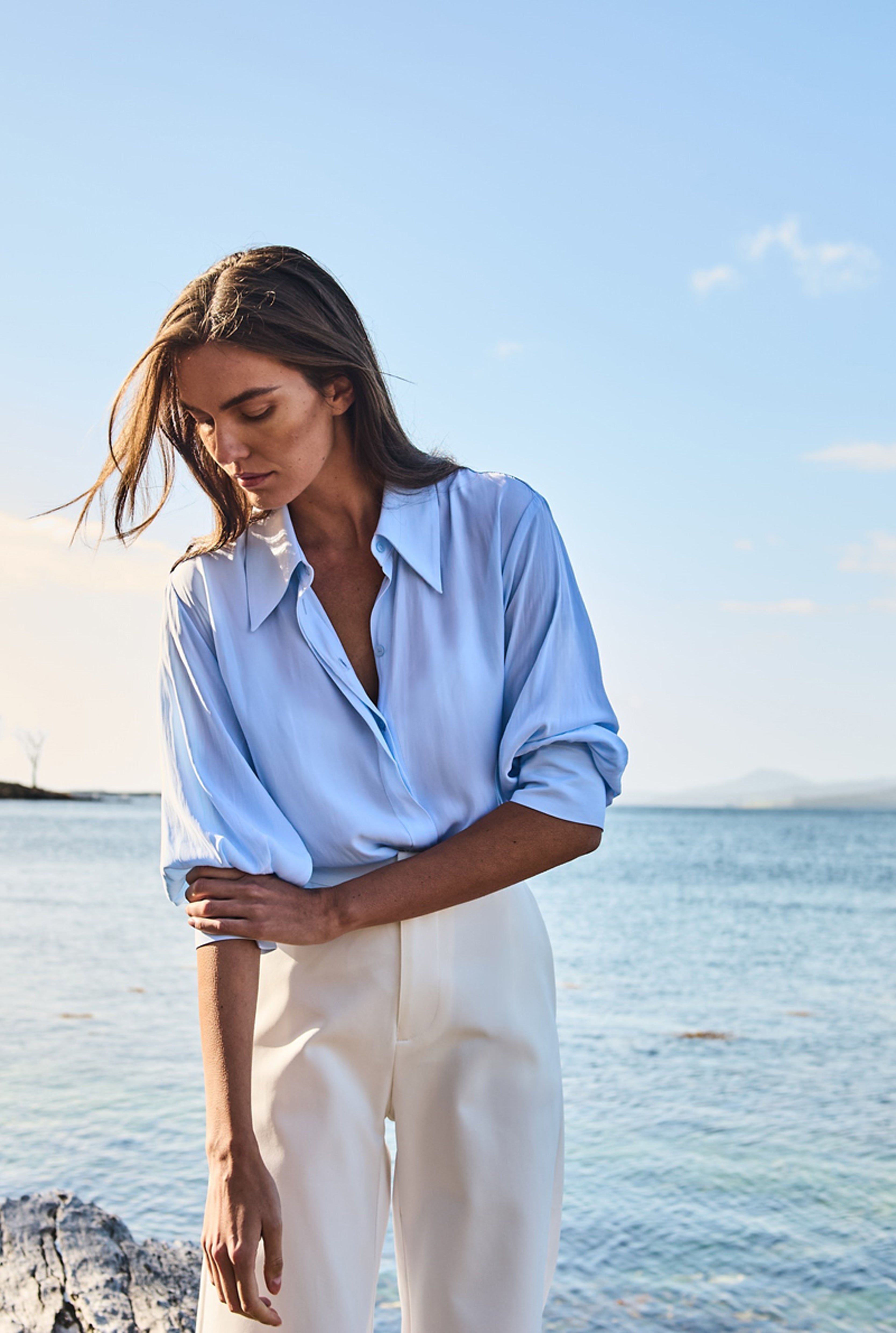 F67 8976 RESORT BLOUSE - MELA PURDIE