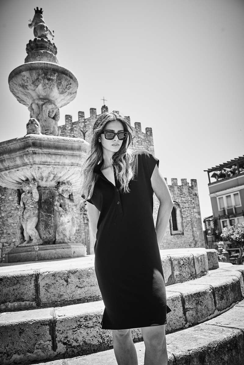 F007 3005 HENLEY DRESS