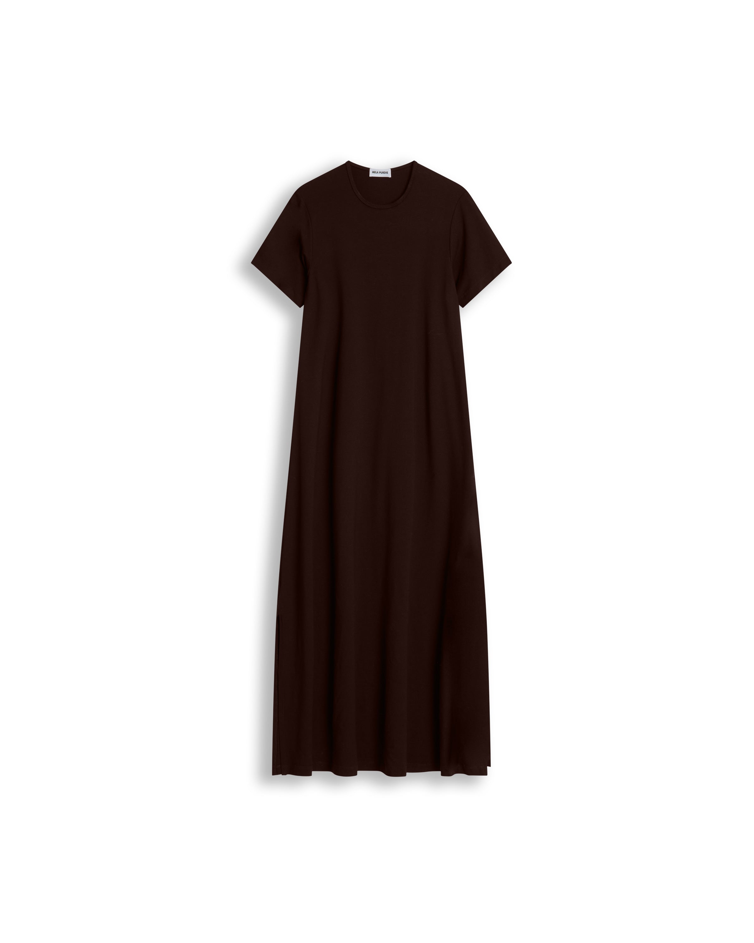 BOX T DRESS - Coffee - MELA PURDIE
