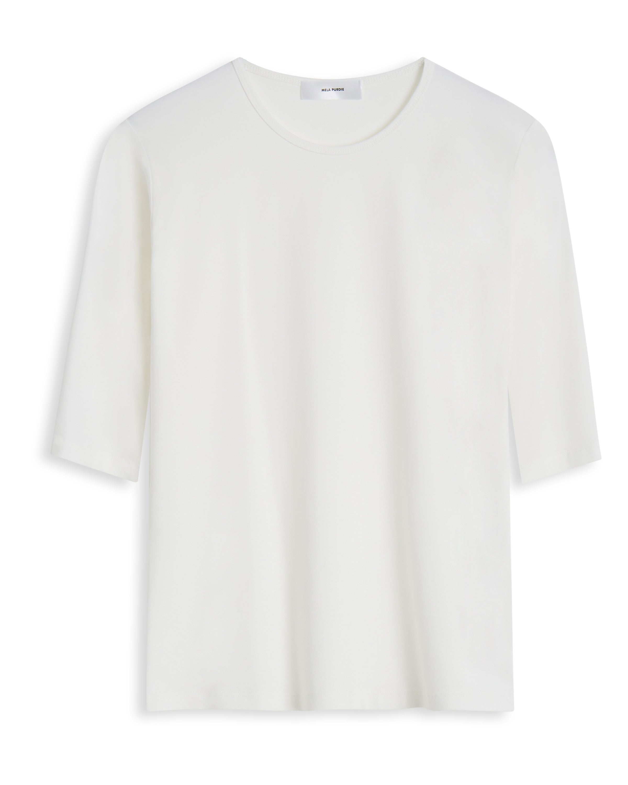 HALF SL TOP - White - MELA PURDIE